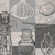 KITCHEN INGREDIENTS GREY, VELVET KØKKENLØBER