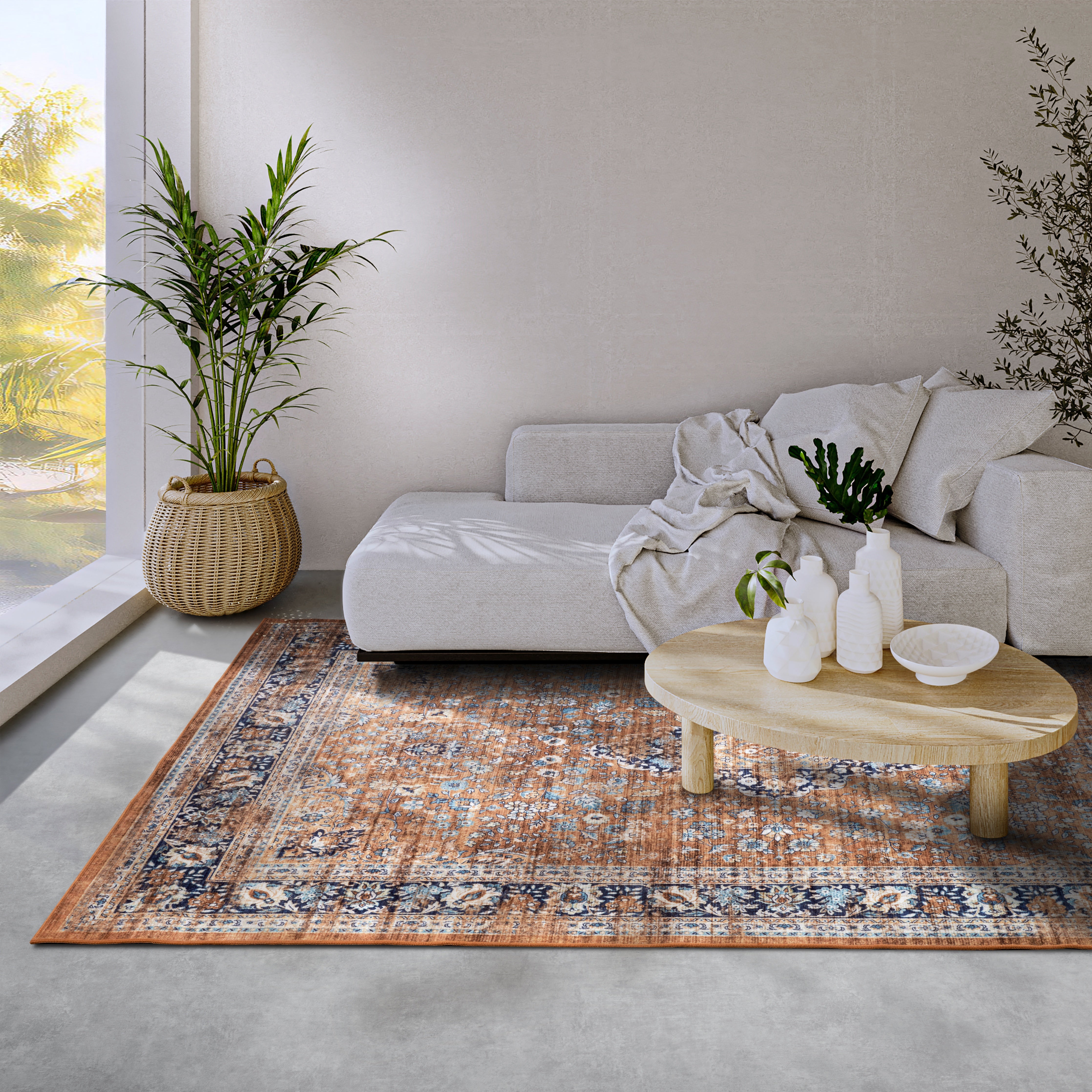 HANSE HOME ASYA TÆPPE KOBBERBLÅ - 106041