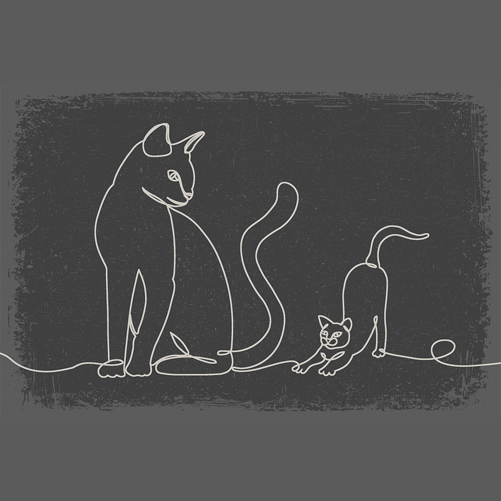 MINIMALIST CATS, PATIO DØRMÅTTE M. KANT