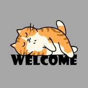 WELCOME SLEEPY CAT, PATIO DØRMÅTTE M. KANT