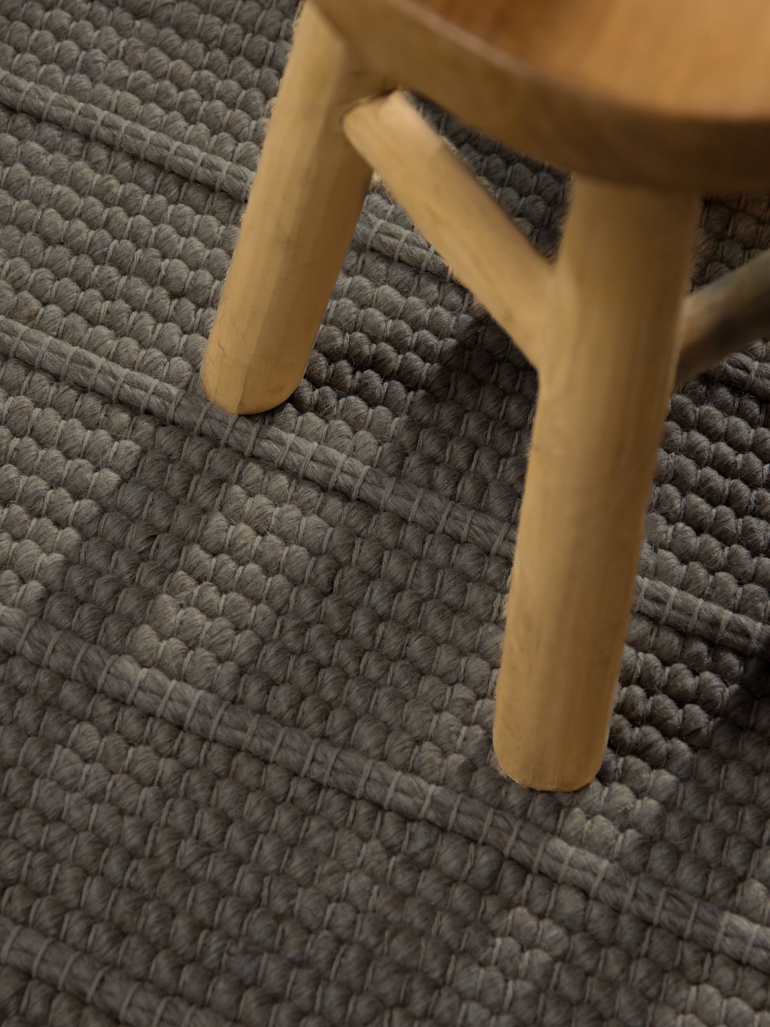 TED BAKER CAMDEN ULDTÆPPE PARKER, NATURLIG BRUN-GRÅ