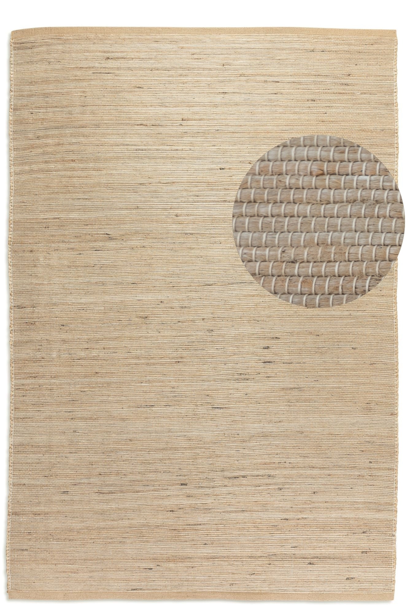 HANDLOOM JUTE TÆPPE, BEIGE - 105961