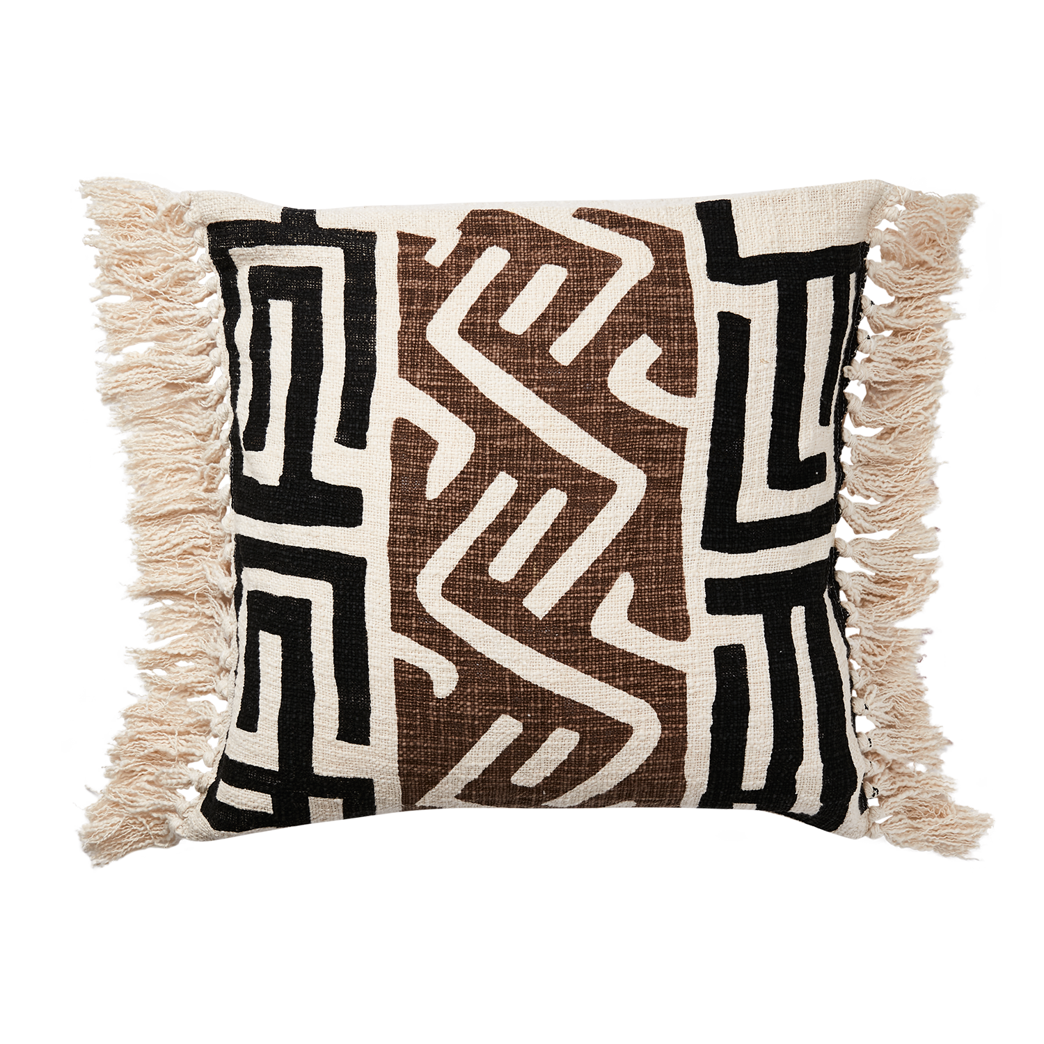 BERNADETTE PUDEBETRÆK, NATUR-SORT-BRUN