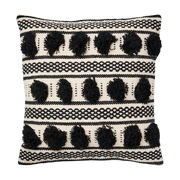 NINA PUDEBETRÆK, SORT-IVORY