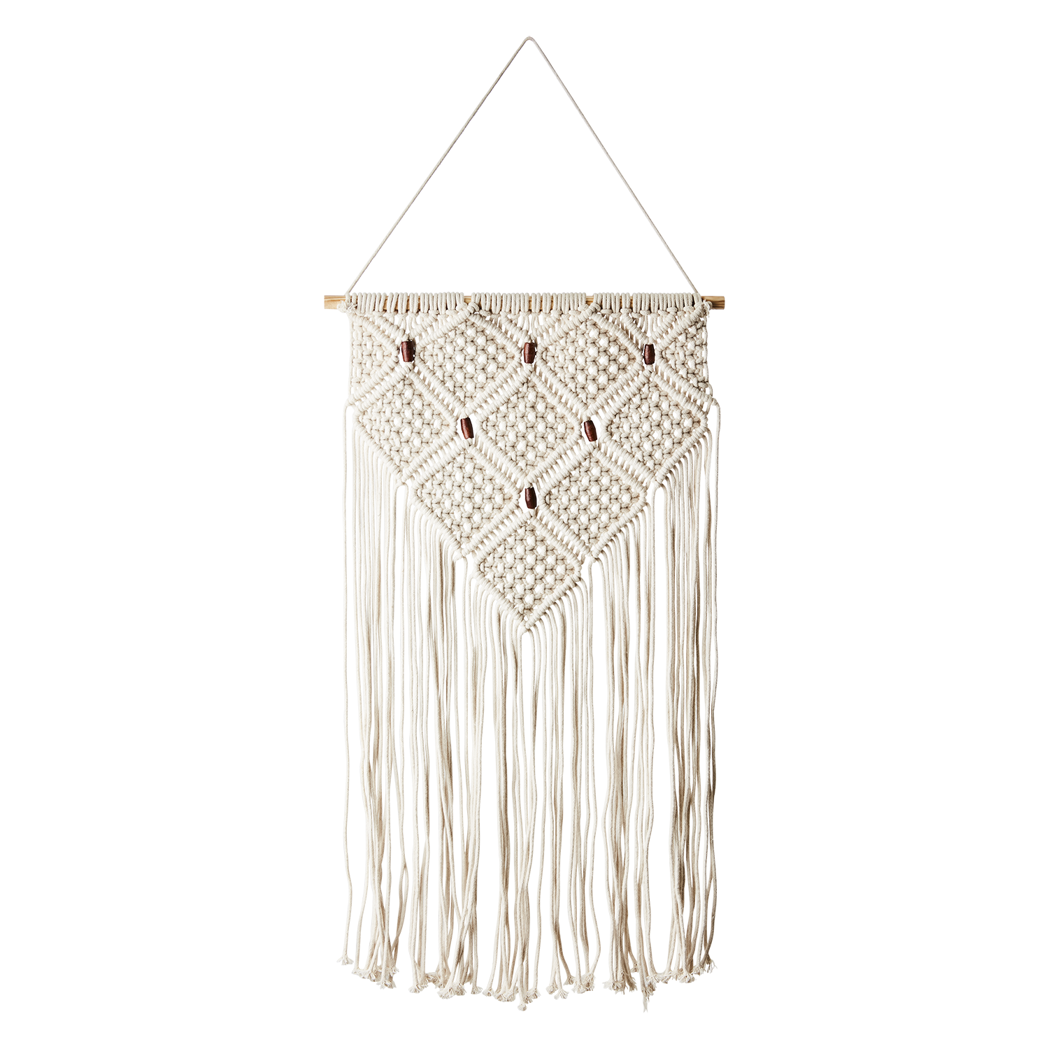 BRADY HÅNDLAVET VÆGDEKORATION - IVORY