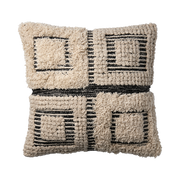 AMINA PUDEBETRÆK, OFF WHITE/SORT