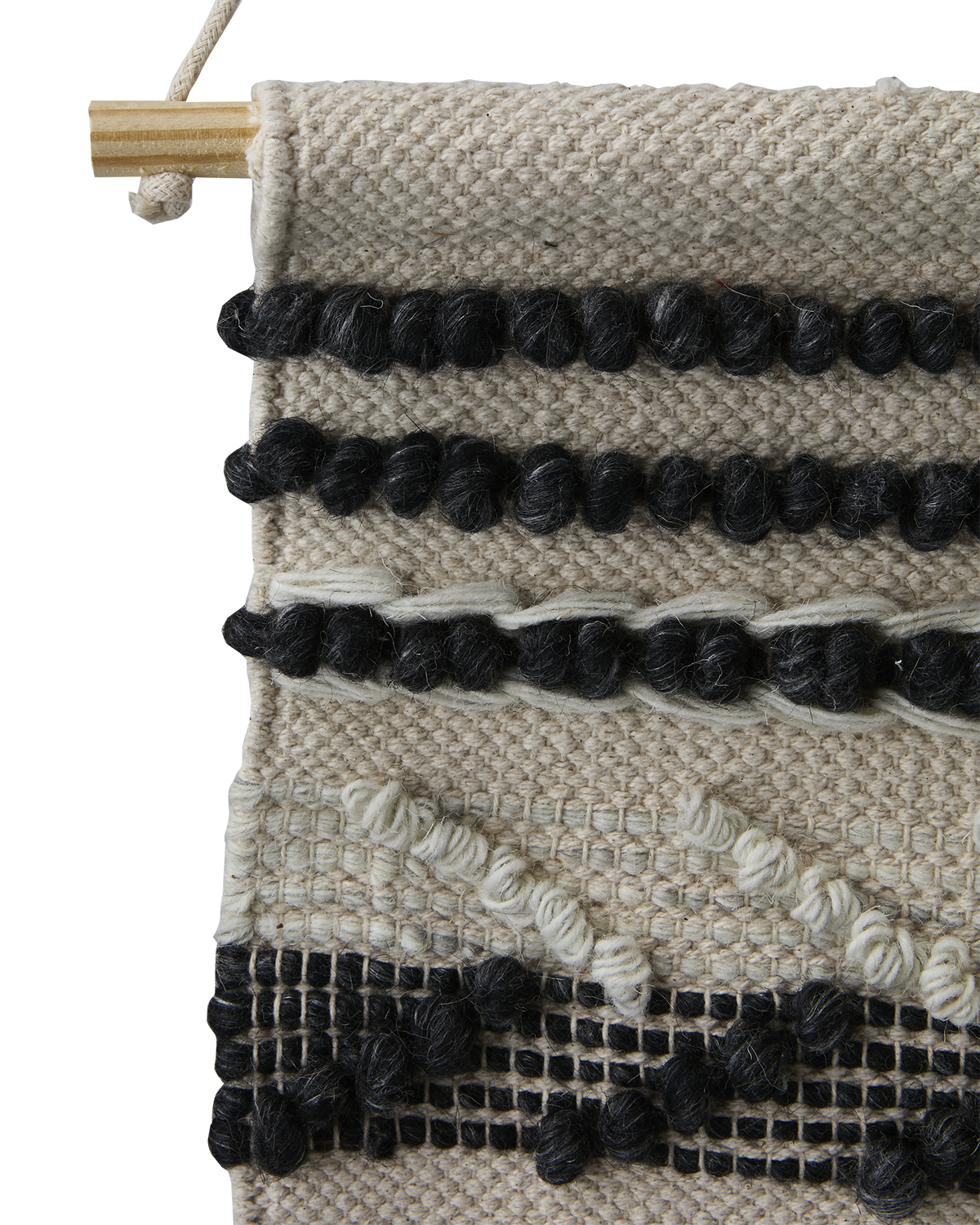 SIERRA VÆGTÆPPE, MØRKEGRÅ-HVID