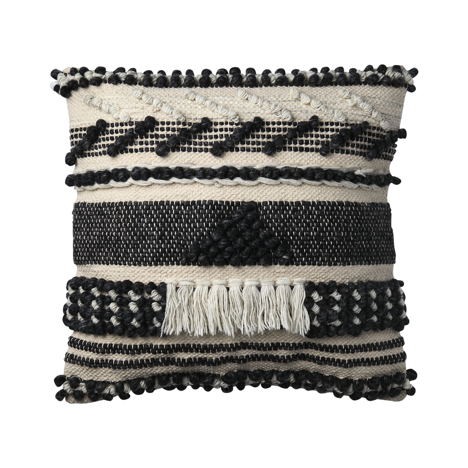 SIERRA PUDEBETRÆK, MØRKEGRÅ/HVID