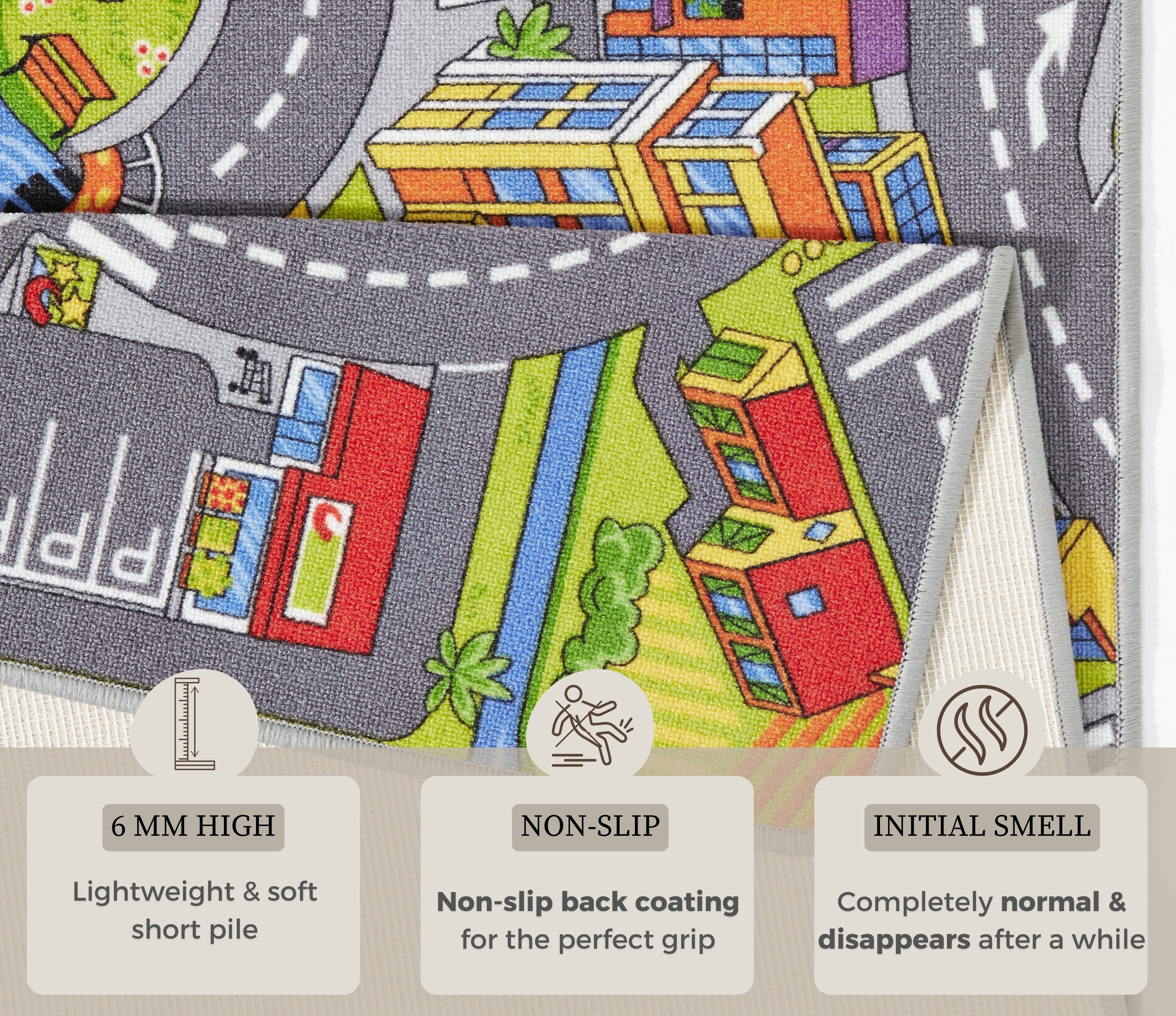 PLAY TÆPPE, GRÅ 102379