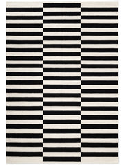 DONA ULD TÆPPE, SORT-NATURLIG HVID 106207