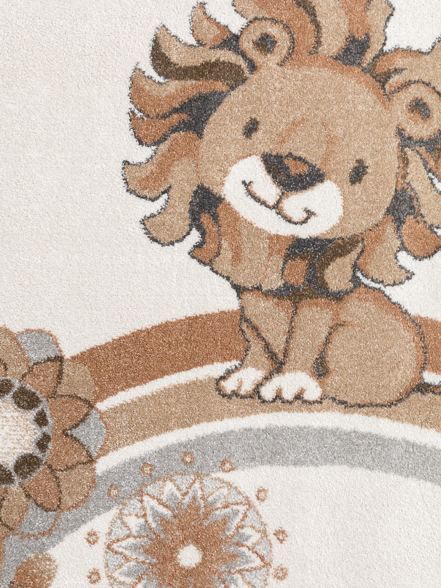 VILLEROY & BOCH BOHO KIDS BØRNETÆPPE LØVE SOMMERFEST, CREME MULTI 106309