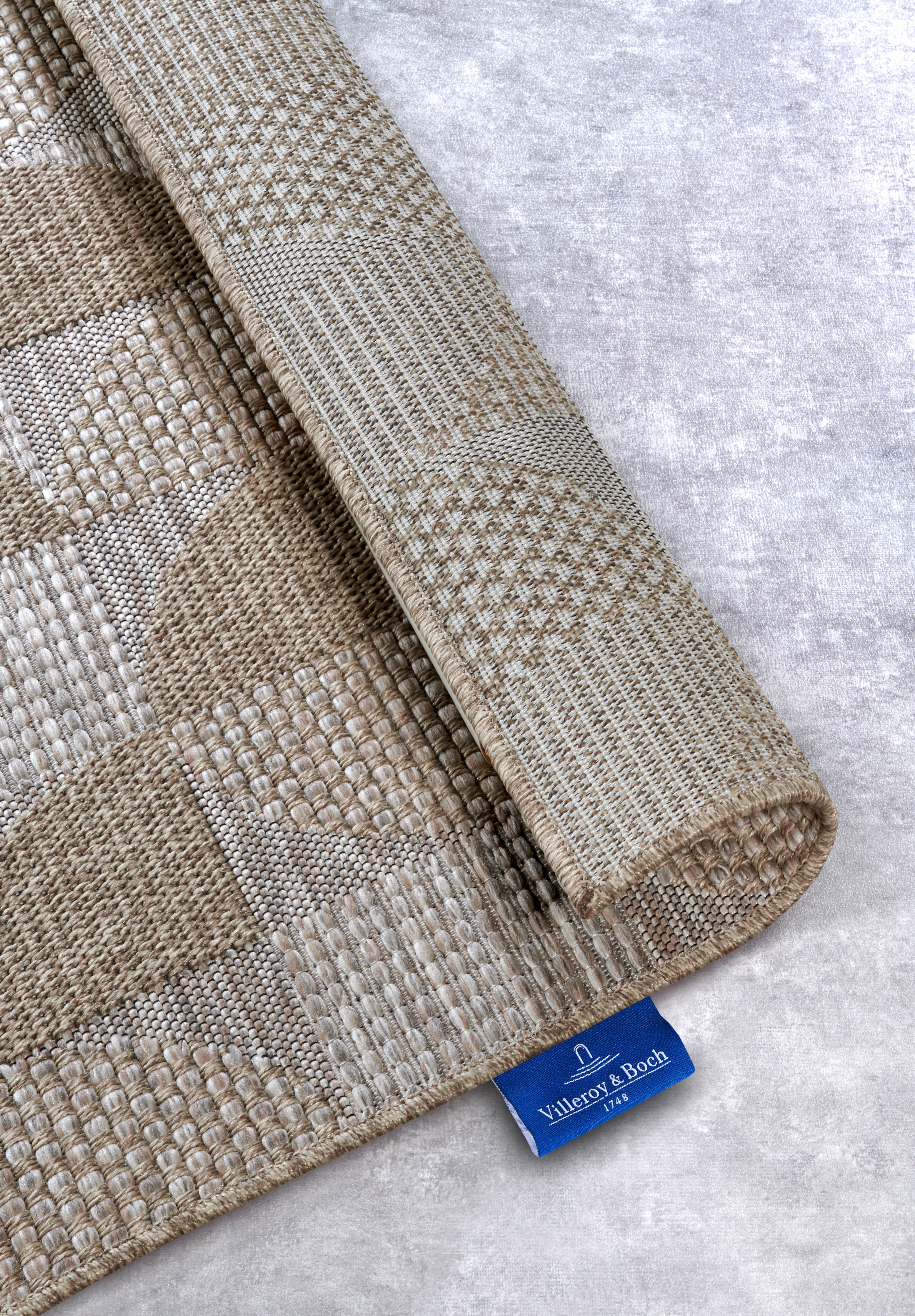 VILLEROY & BOCH 106078 IND - OG UDENDØRS TÆPPE MARGARETHA, NATURLIG BRUN
