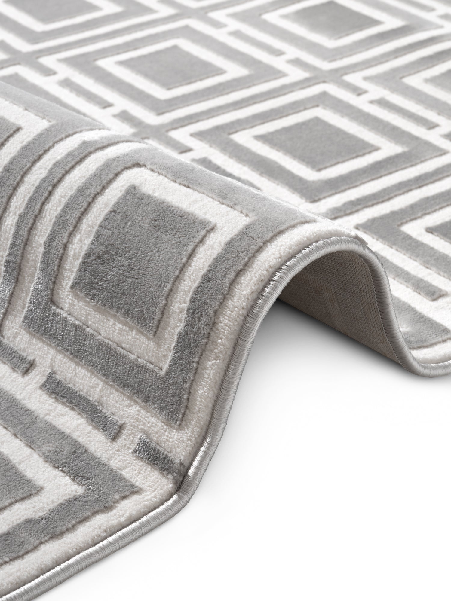 PEARLES MODERNE TÆPPE, CREME-GRÅ 106190