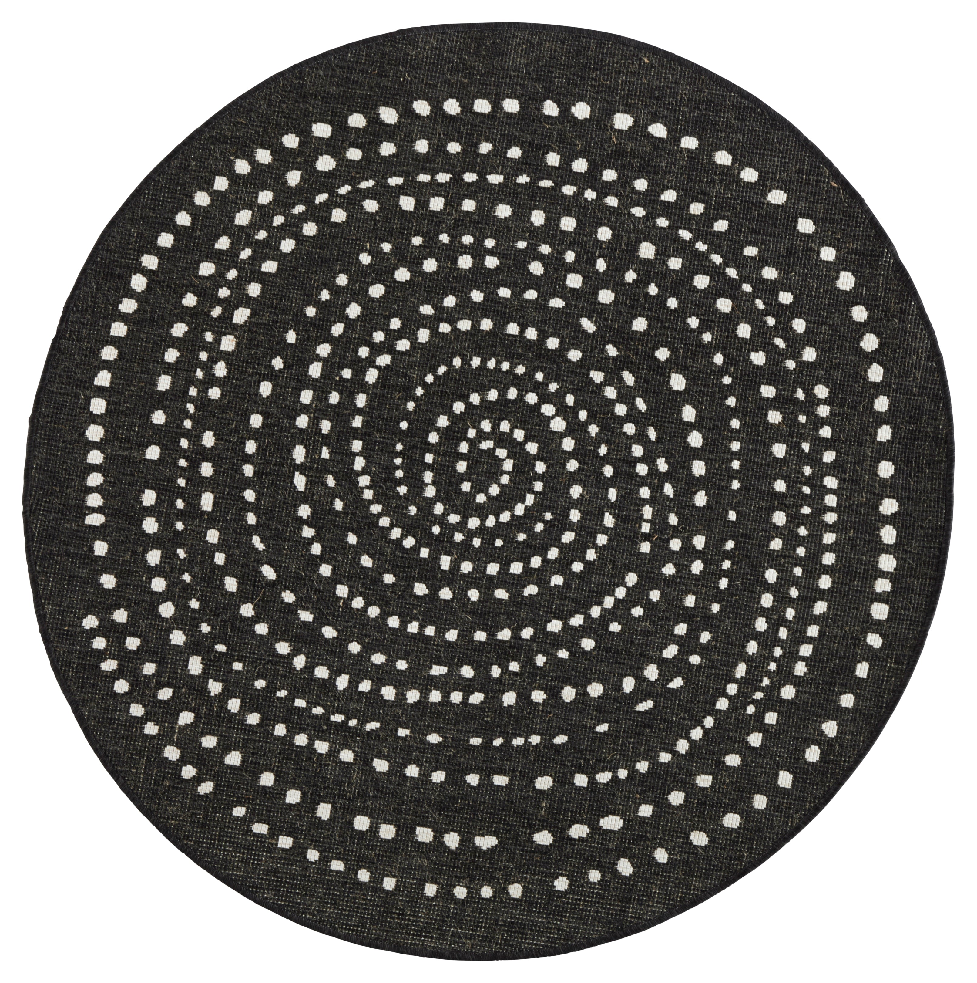 HANSE HOME TWIN TÆPPE, SORT-CREME 103109