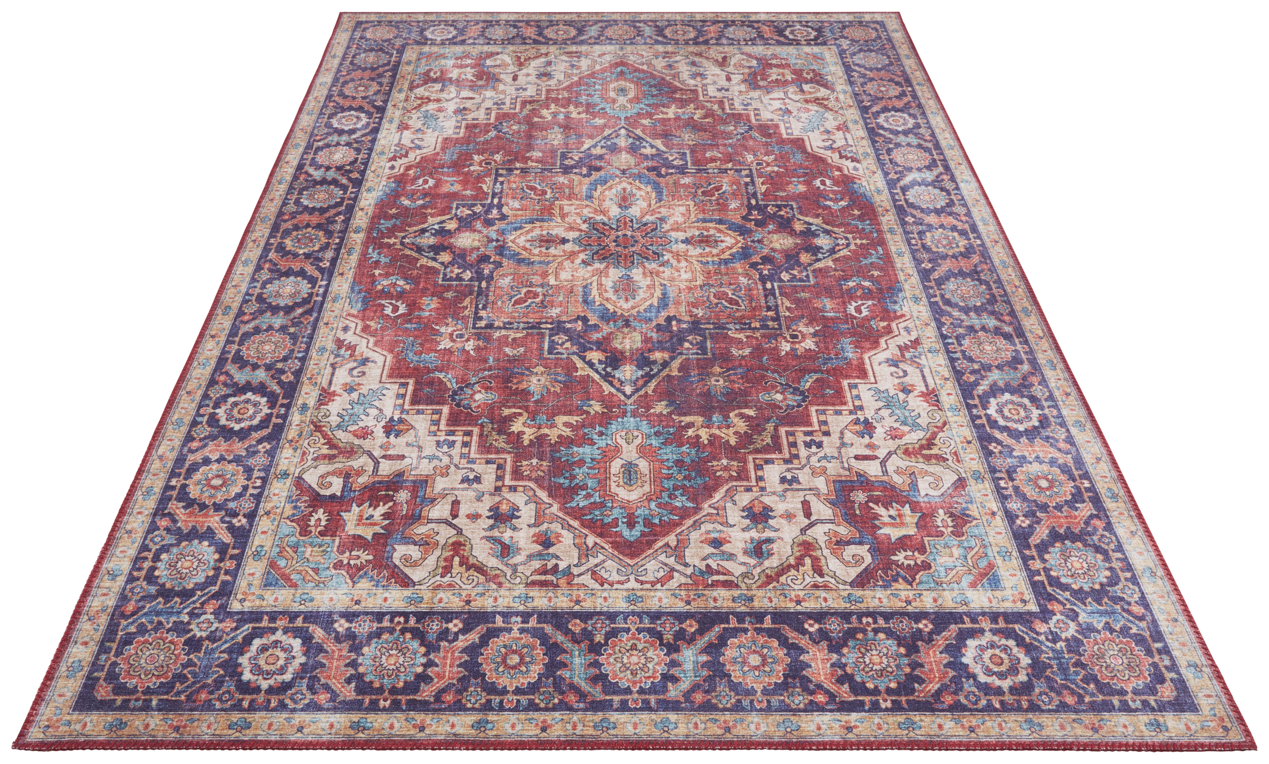 HANSE HOME ASMAR TÆPPE, PLUM-RØD 104000