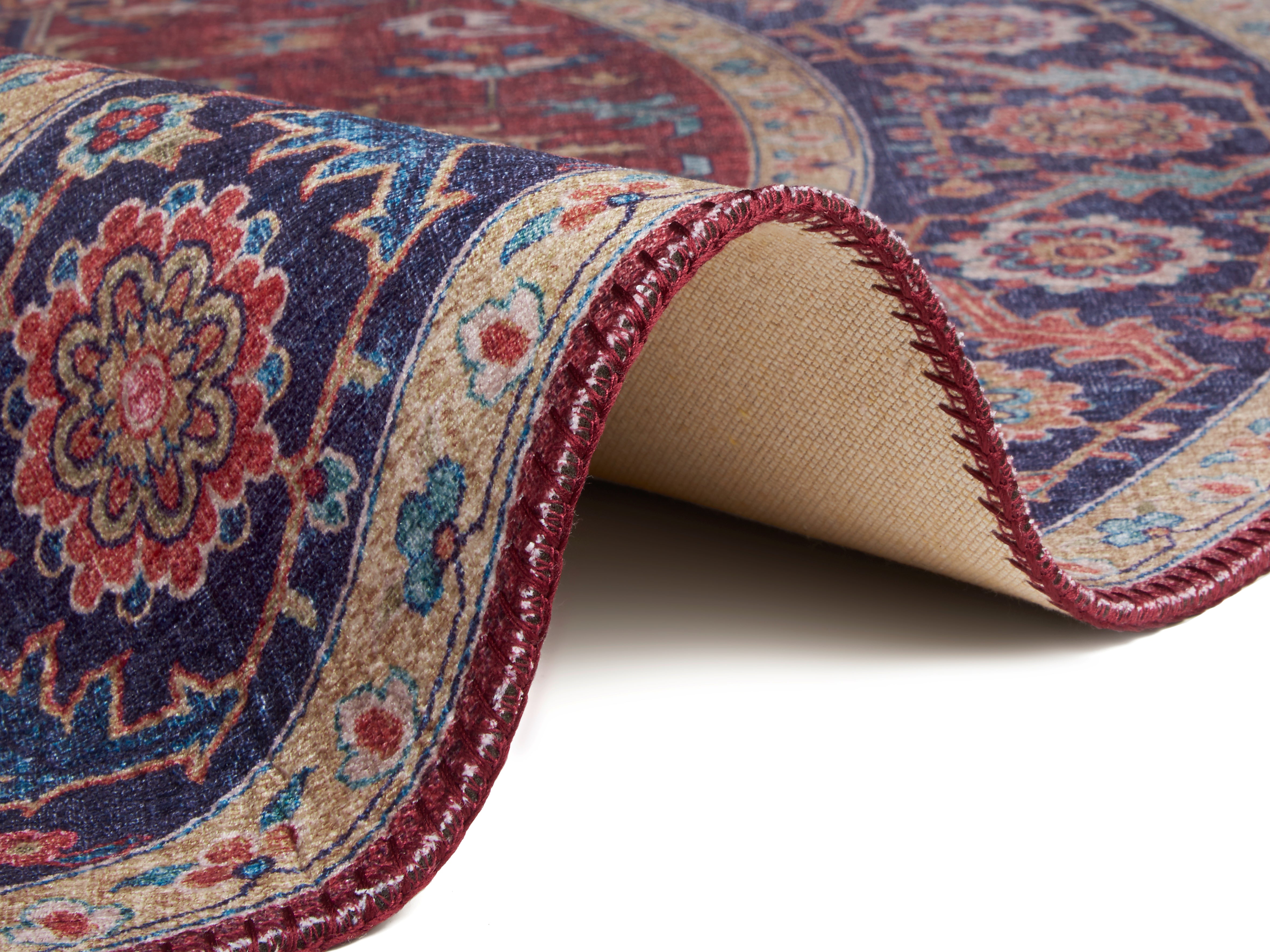 HANSE HOME ASMAR TÆPPE, PLUM-RØD 104000