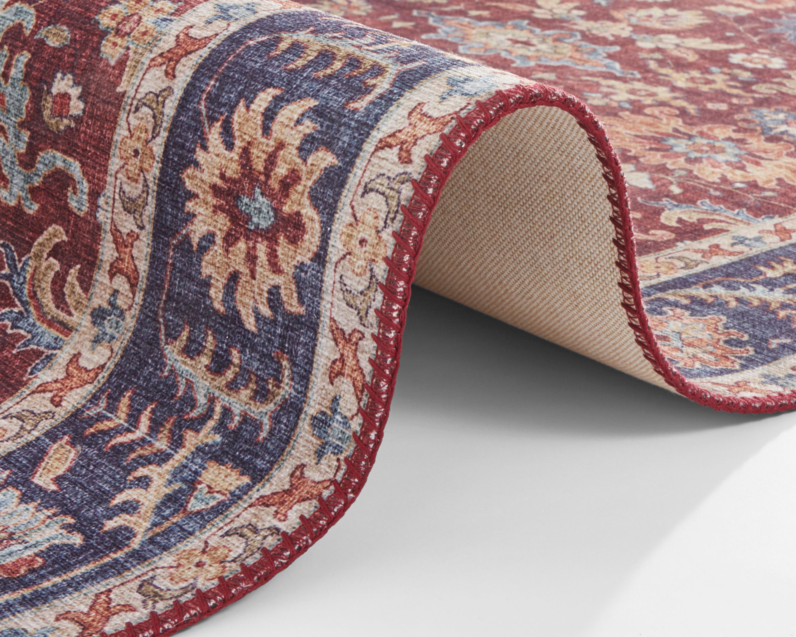 HANSE HOME ASMAR TÆPPE, BORDEAUX-RØD 104004