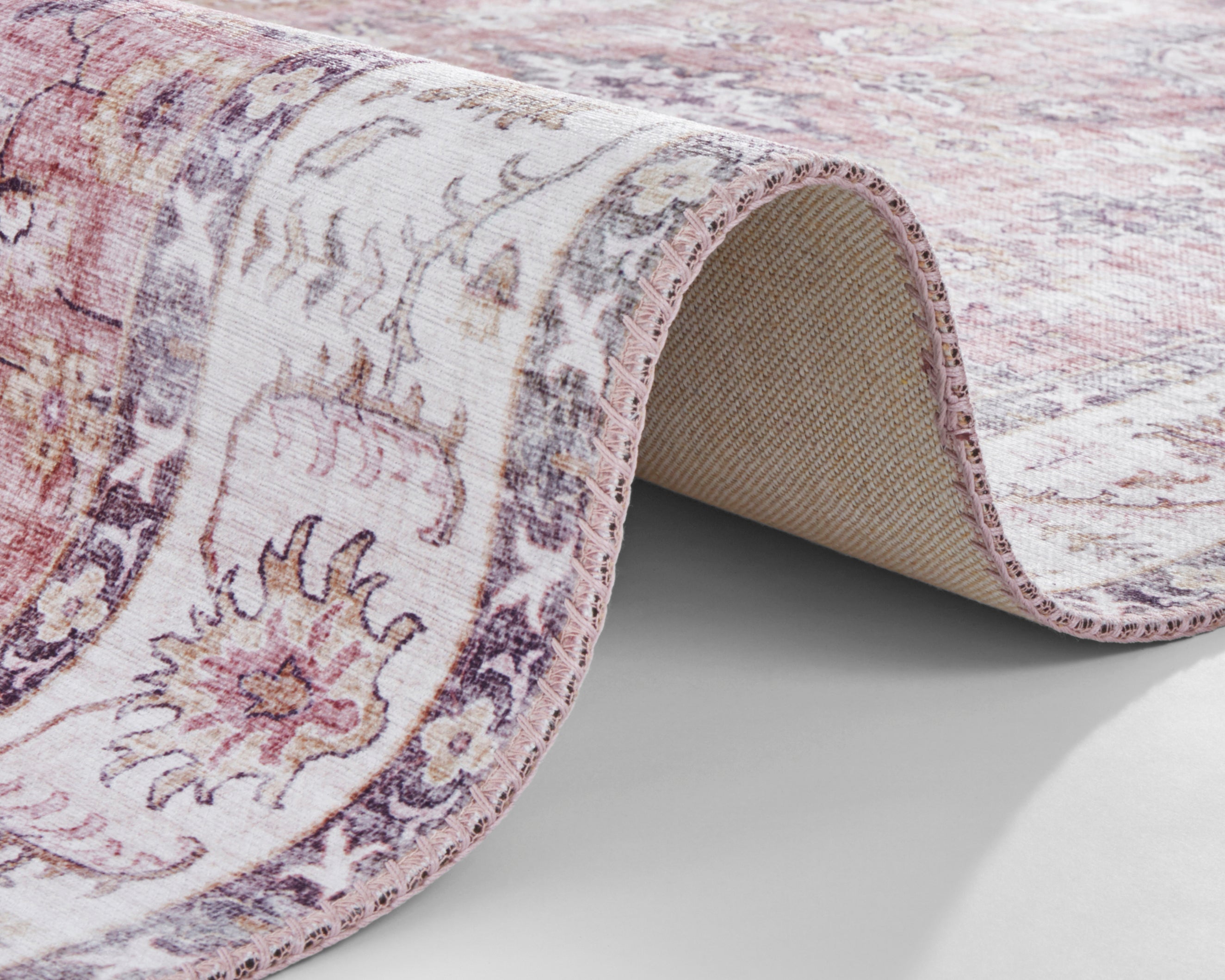 HANSE HOME ASMAR TÆPPE, RASPBERRY-RØD 104007