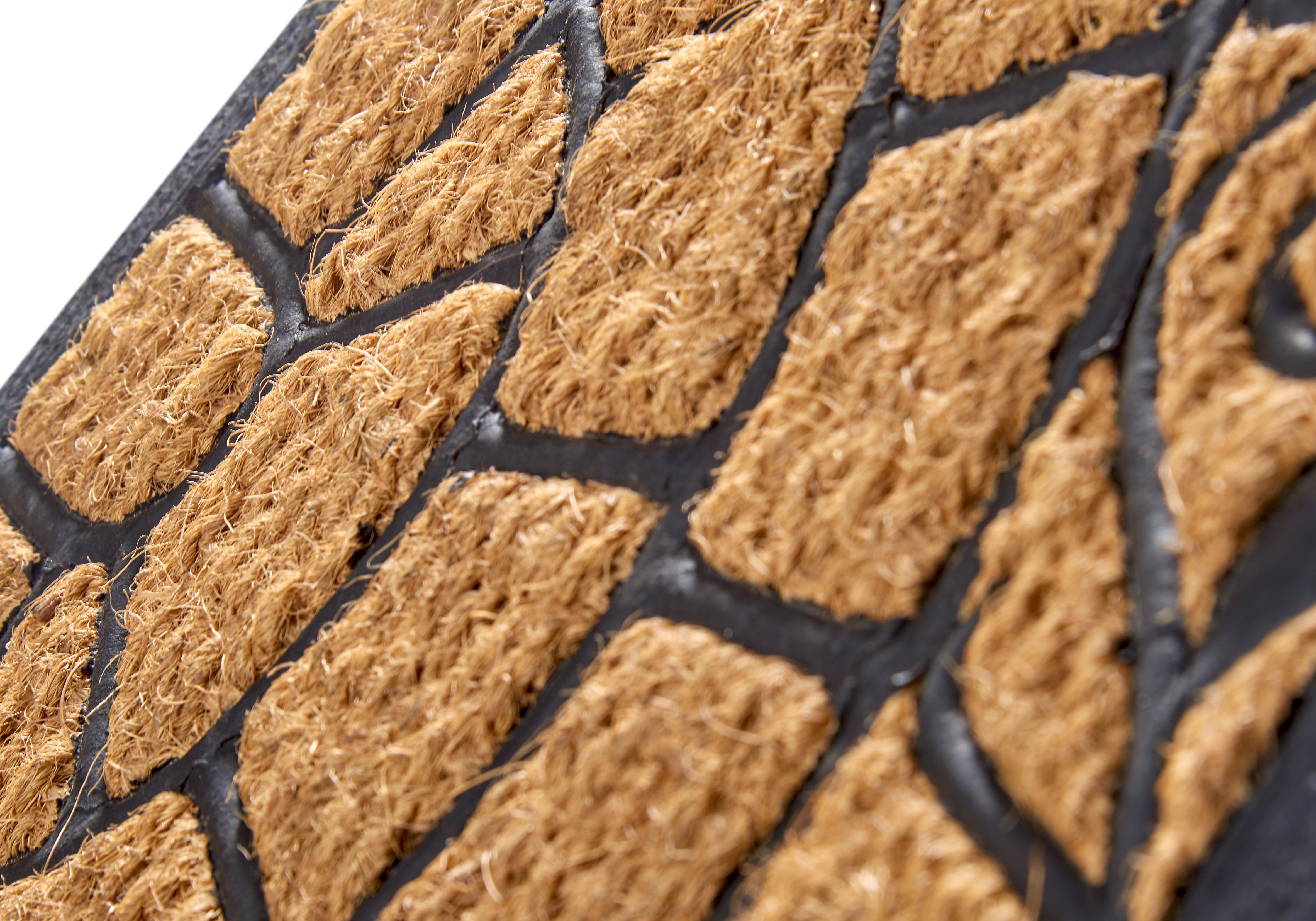 DØRMÅTTE GUMMI KOKOS - HALVRUND