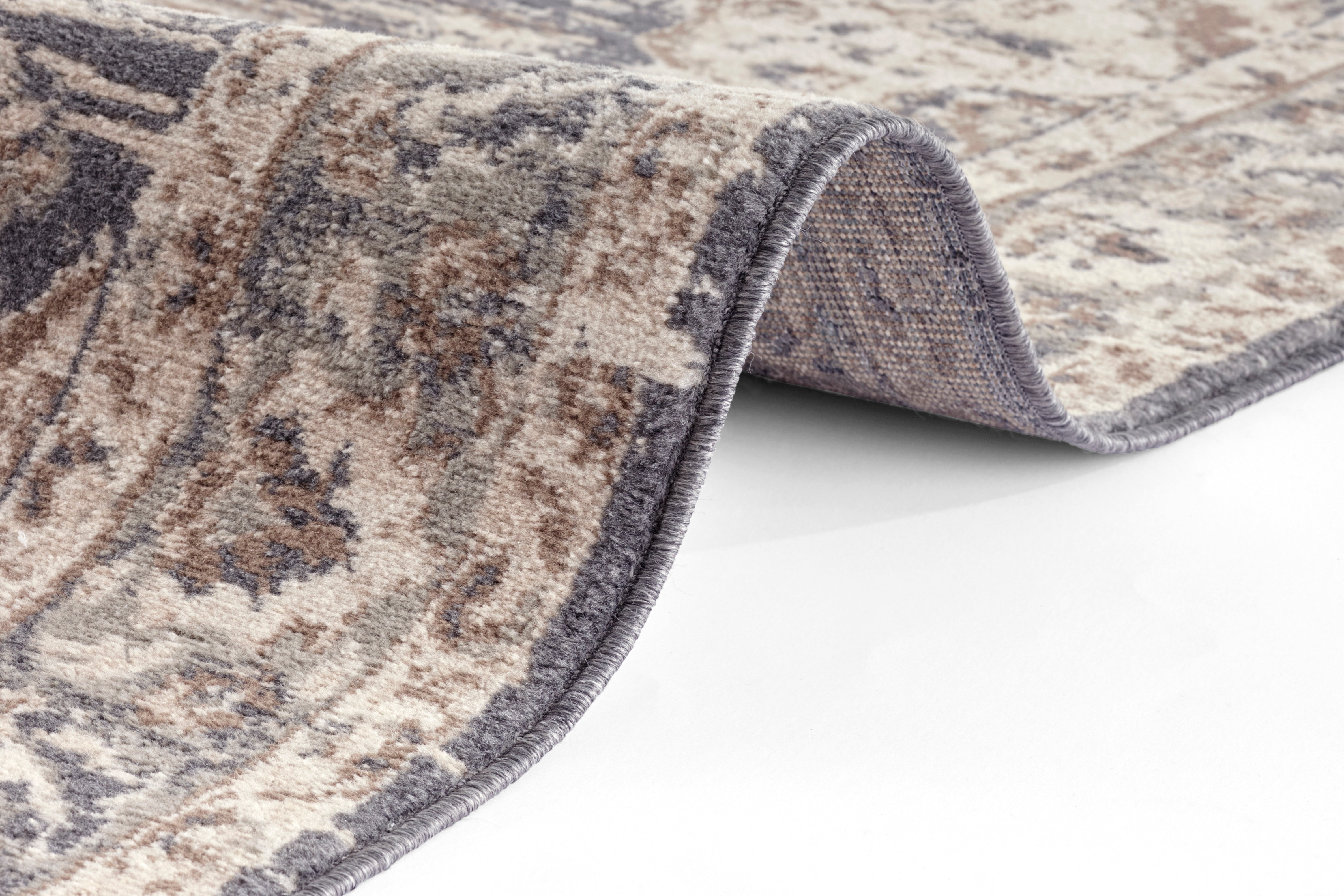 TERRAIN TÆPPE, CREME-BLÅ 105595