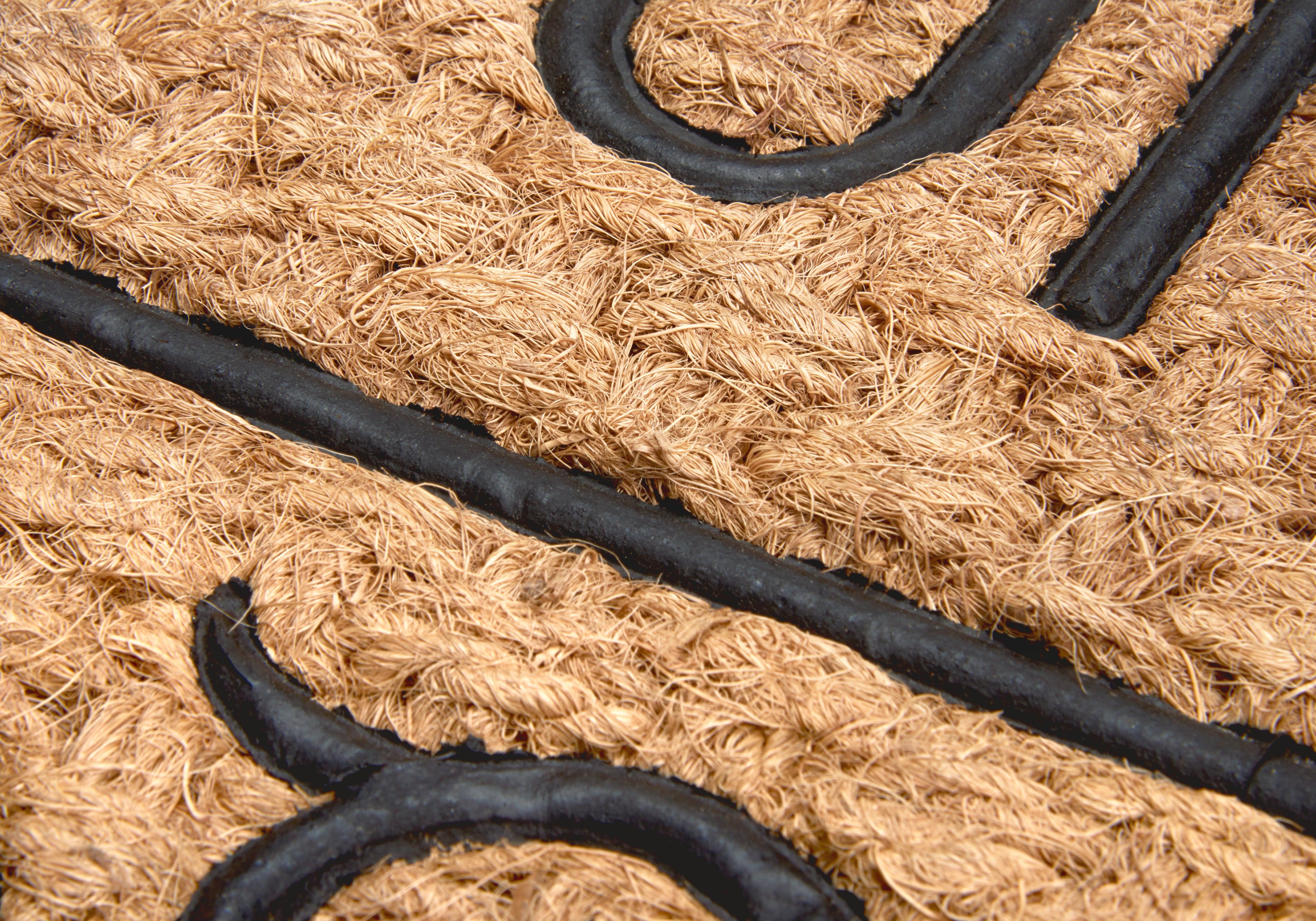 DØRMÅTTE GUMMI-KOKOS - WELCOME FLORAL