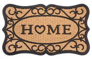 DØRMÅTTE GUMMI KOKOS - HEART HOME ORNAMENT