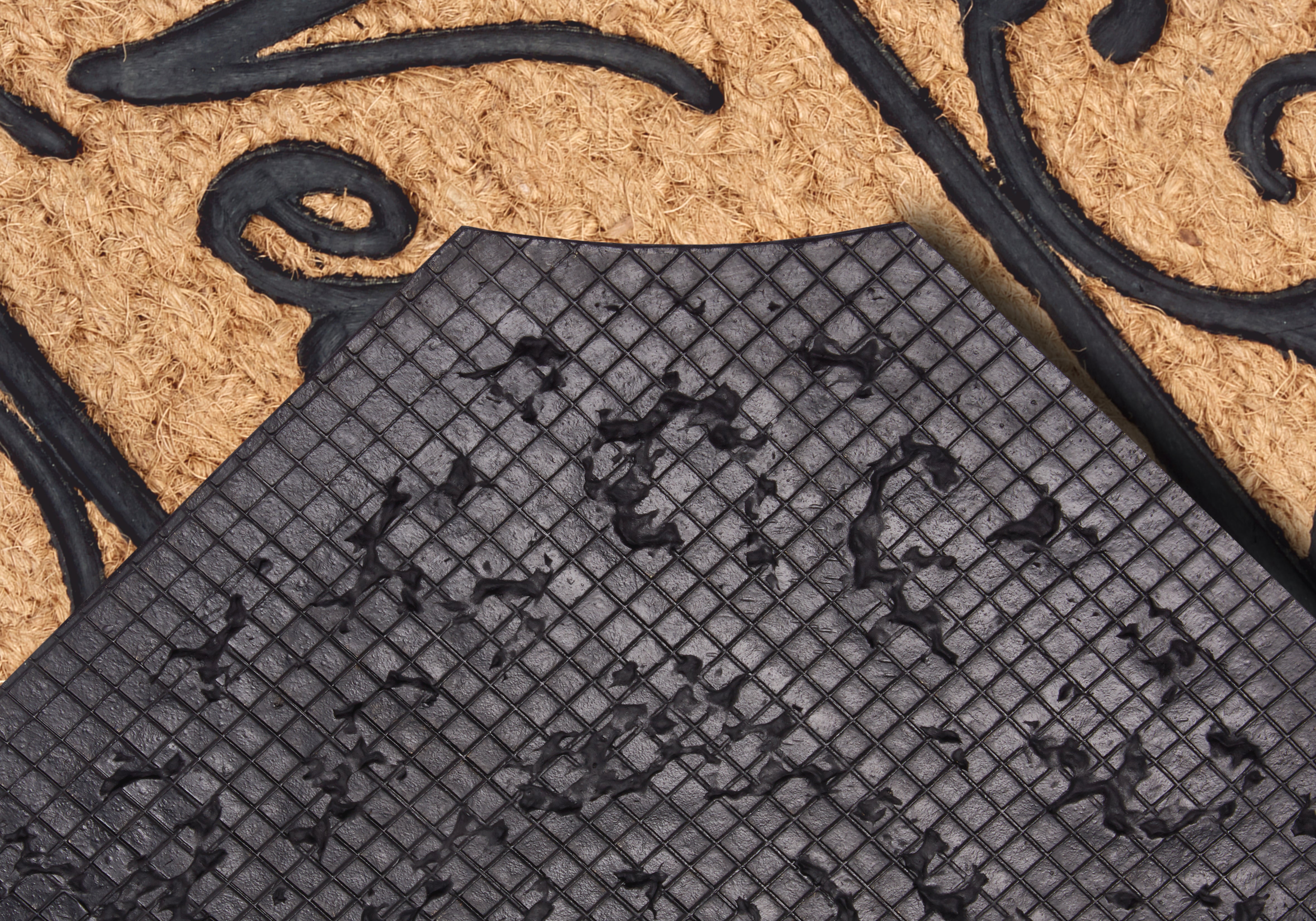 DØRMÅTTE GUMMI KOKOS - WELCOME ORNAMENT