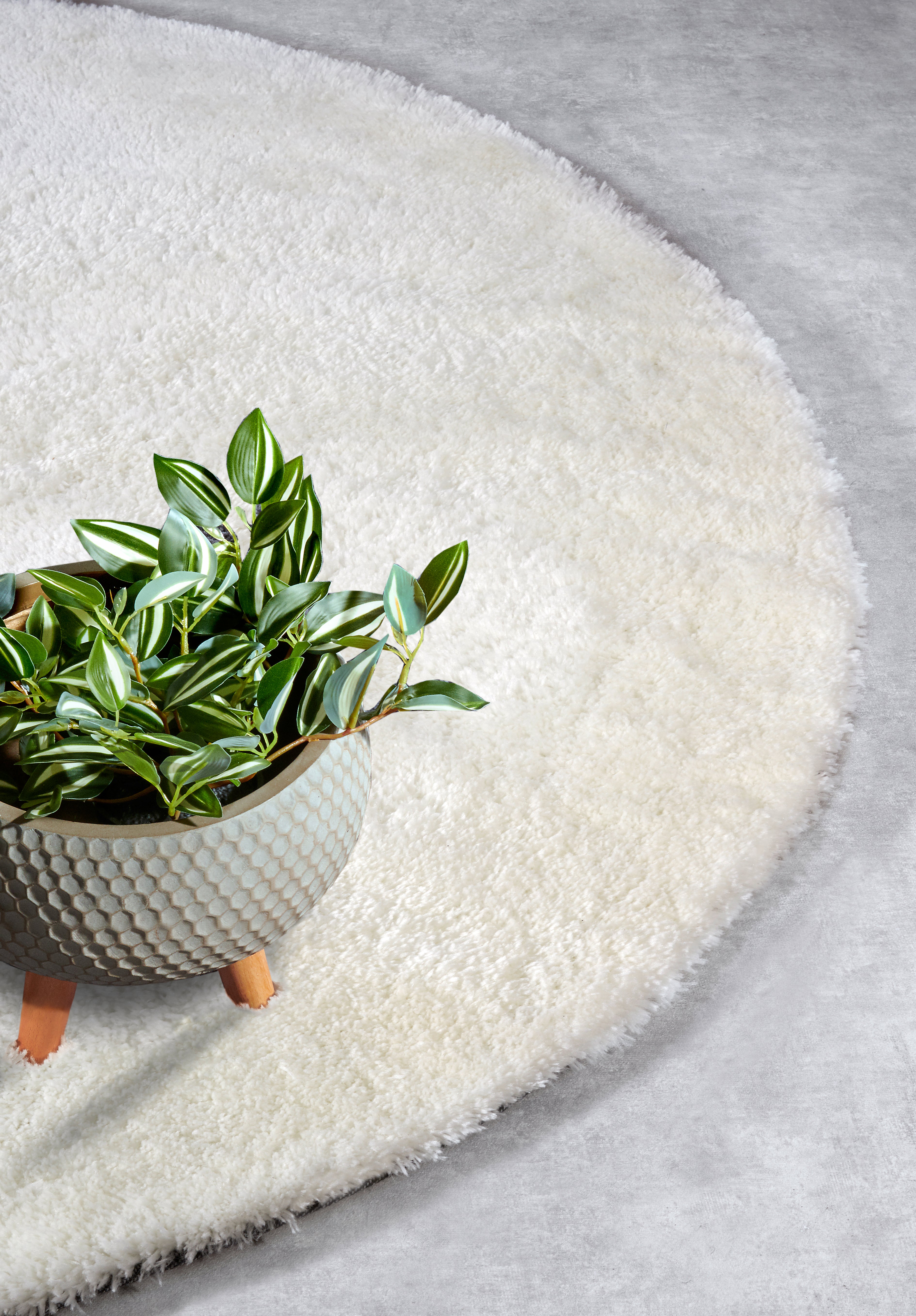 MYK OLAF TÆPPE ELFENBEN HVID - 106112