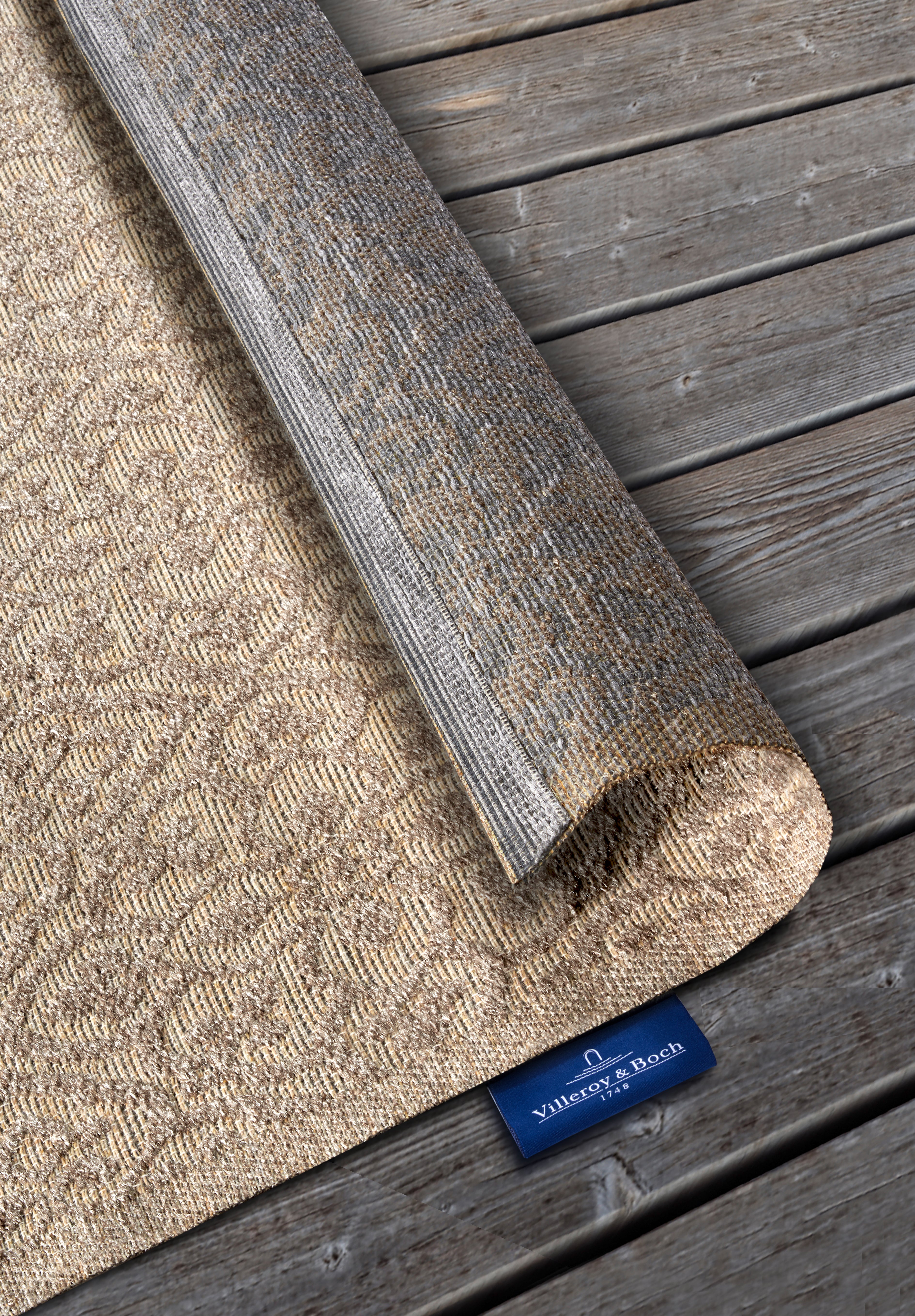 VILLEROY & BOCH 106154 IND- OG UDENDØRS TÆPPE, JULIE NATUR-BEIGE