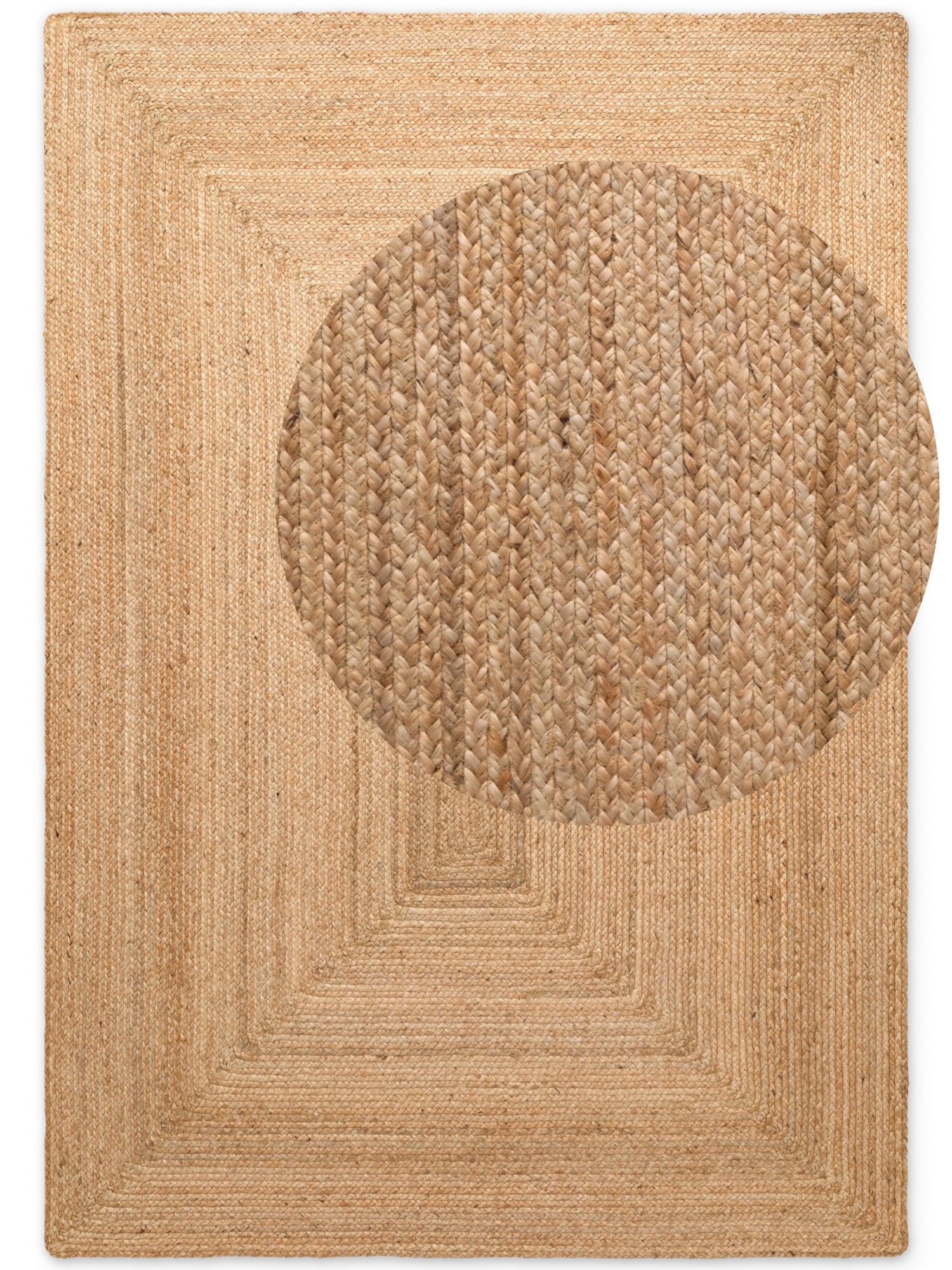 SARILA JUTE TÆPPE, 106223 NATUR-BRUN