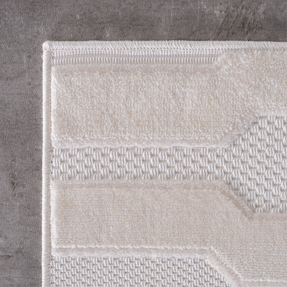 DORA FLADVÆVET TÆPPE, 1654 CREME