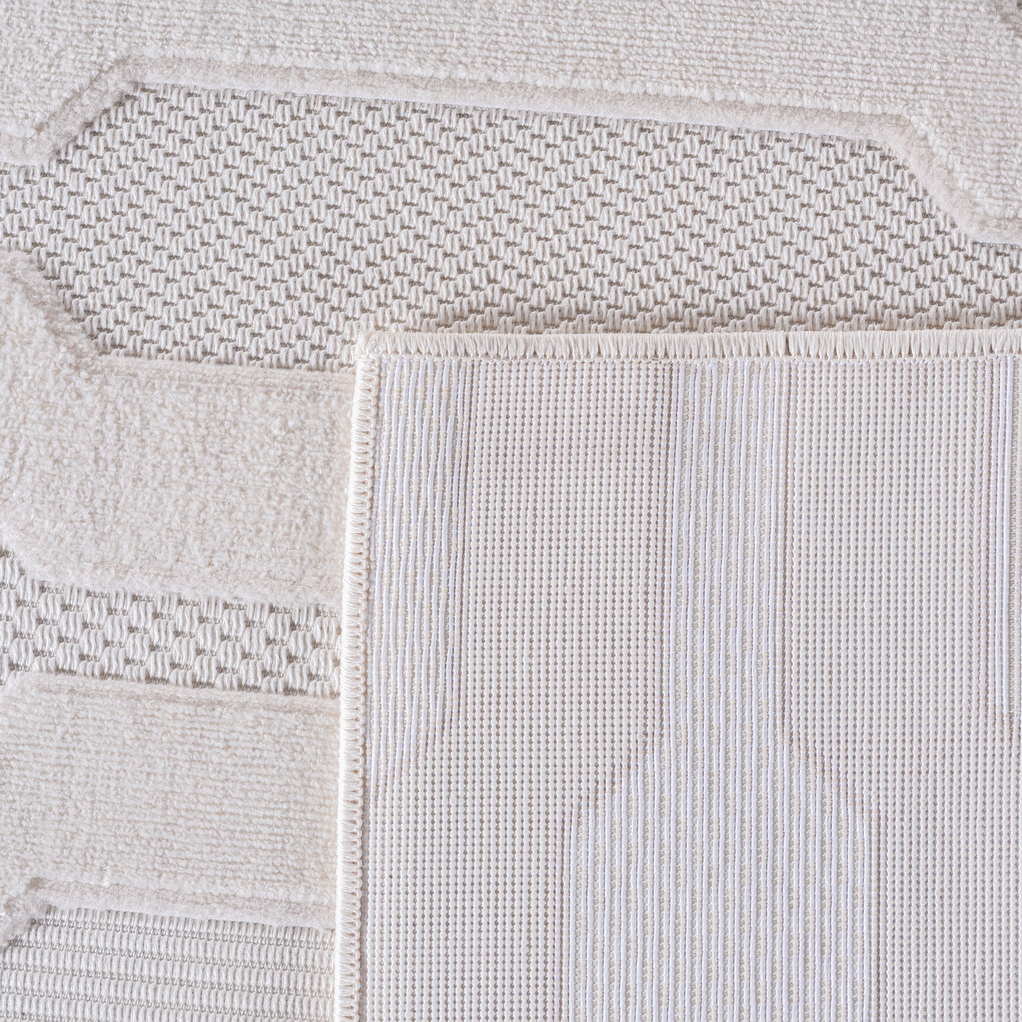 DORA FLADVÆVET TÆPPE, 1654 CREME