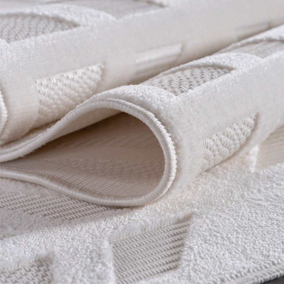 DORA FLADVÆVET TÆPPE, 1655 CREME