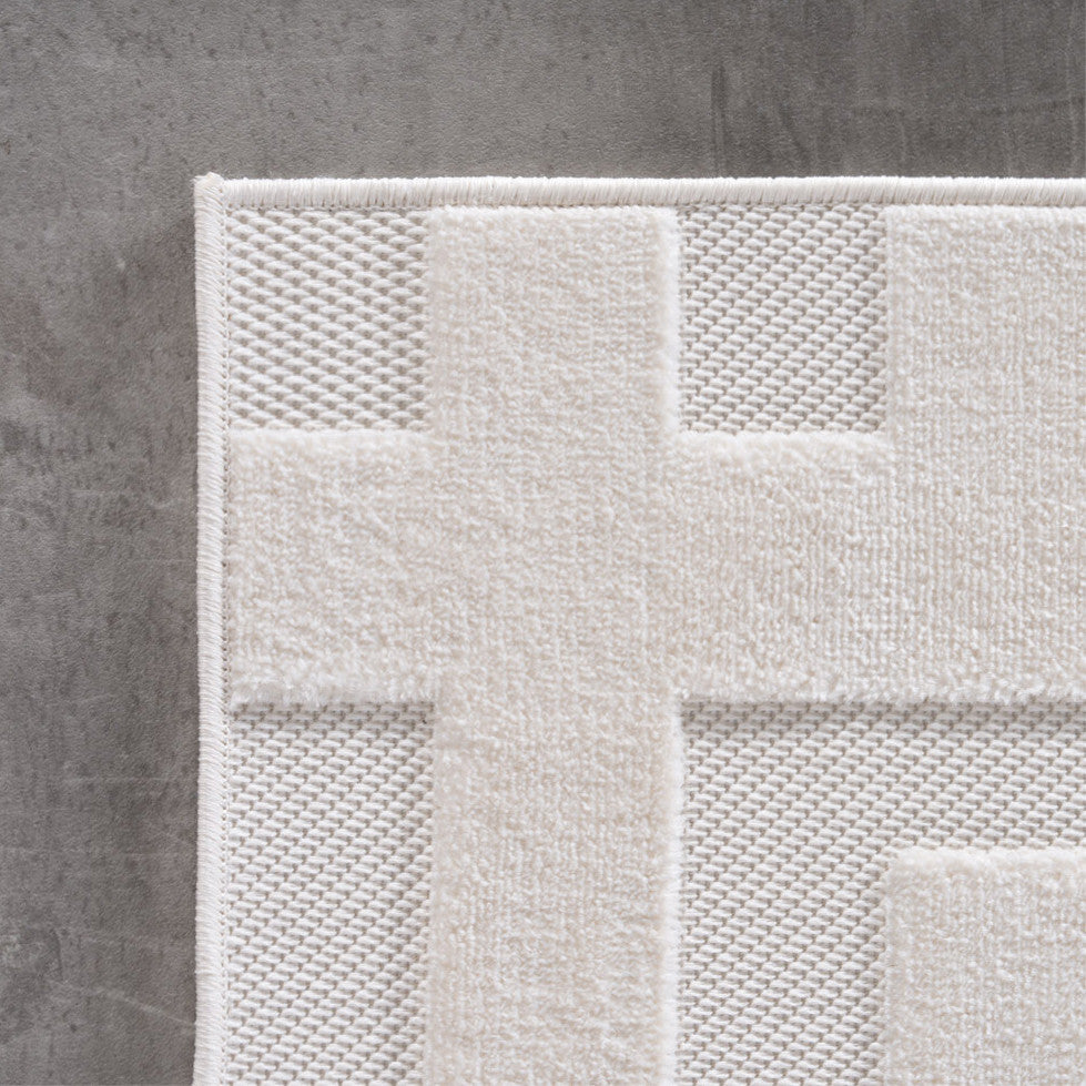 DORA FLADVÆVET TÆPPE, 1656 CREME