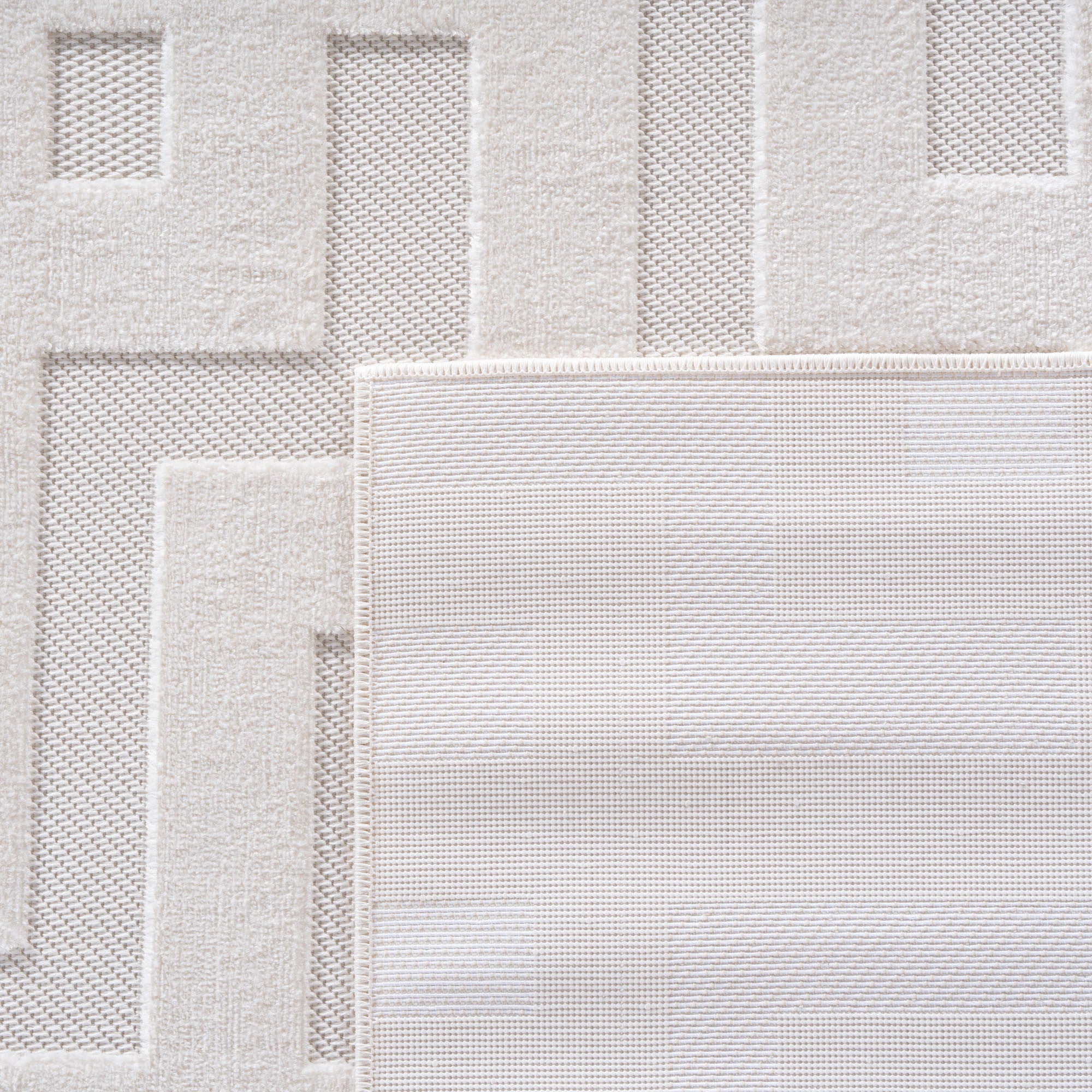 DORA FLADVÆVET TÆPPE, 1656 CREME