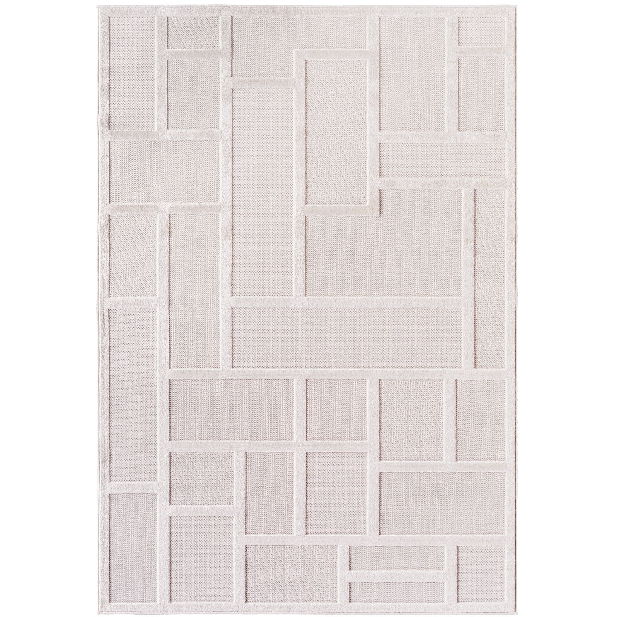 DORA FLADVÆVET TÆPPE, 1657 CREME