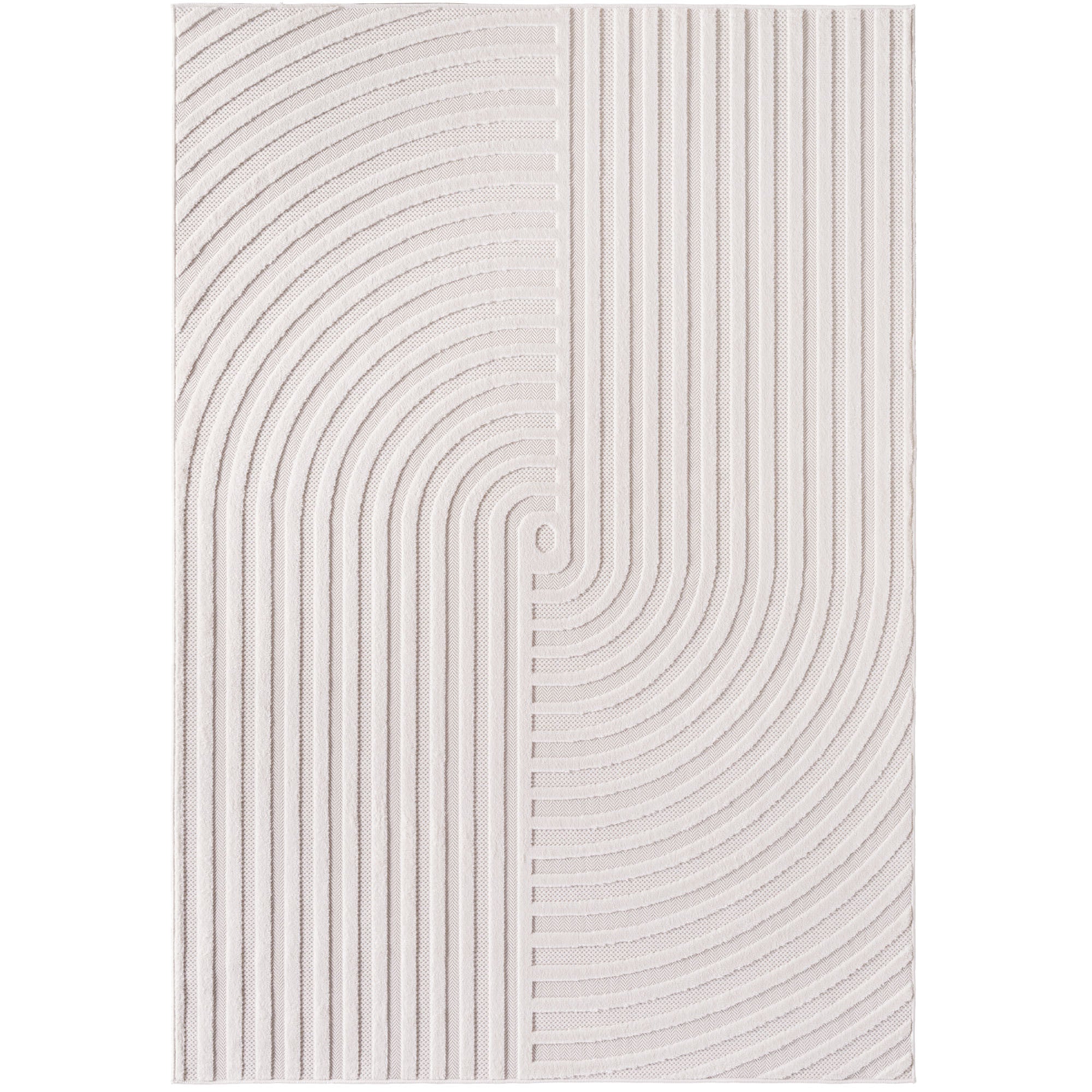 DORA FLADVÆVET TÆPPE, 1658 CREME