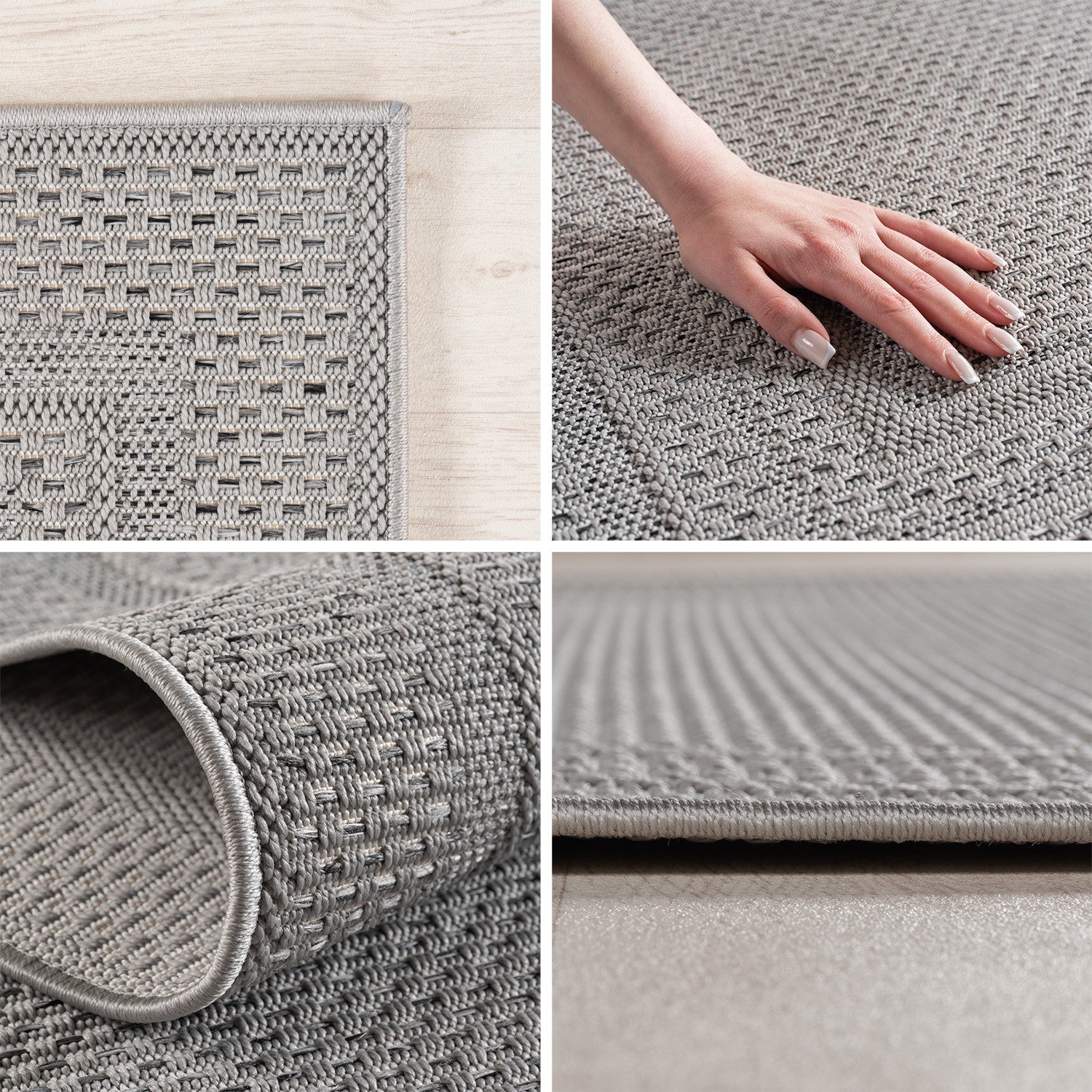 DELTA UDENDØRS TÆPPE, 1304 GRÅ