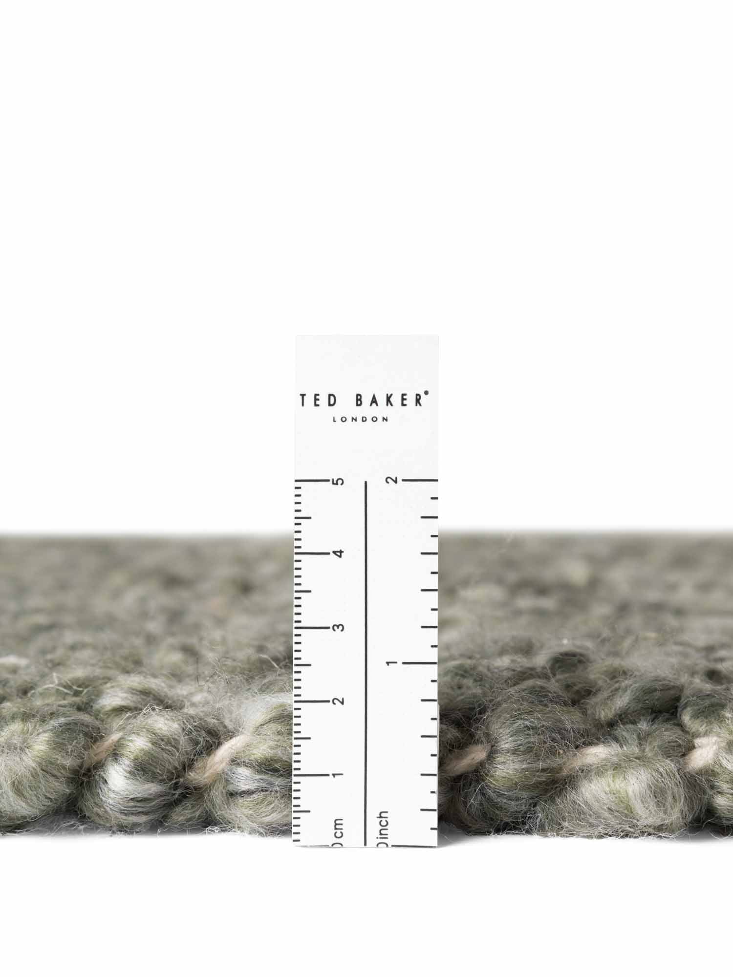 TED BAKER NOTTING HILL SOFT BOUCLE KORTLUVET TÆPPE, PORTOBELLO GRØN