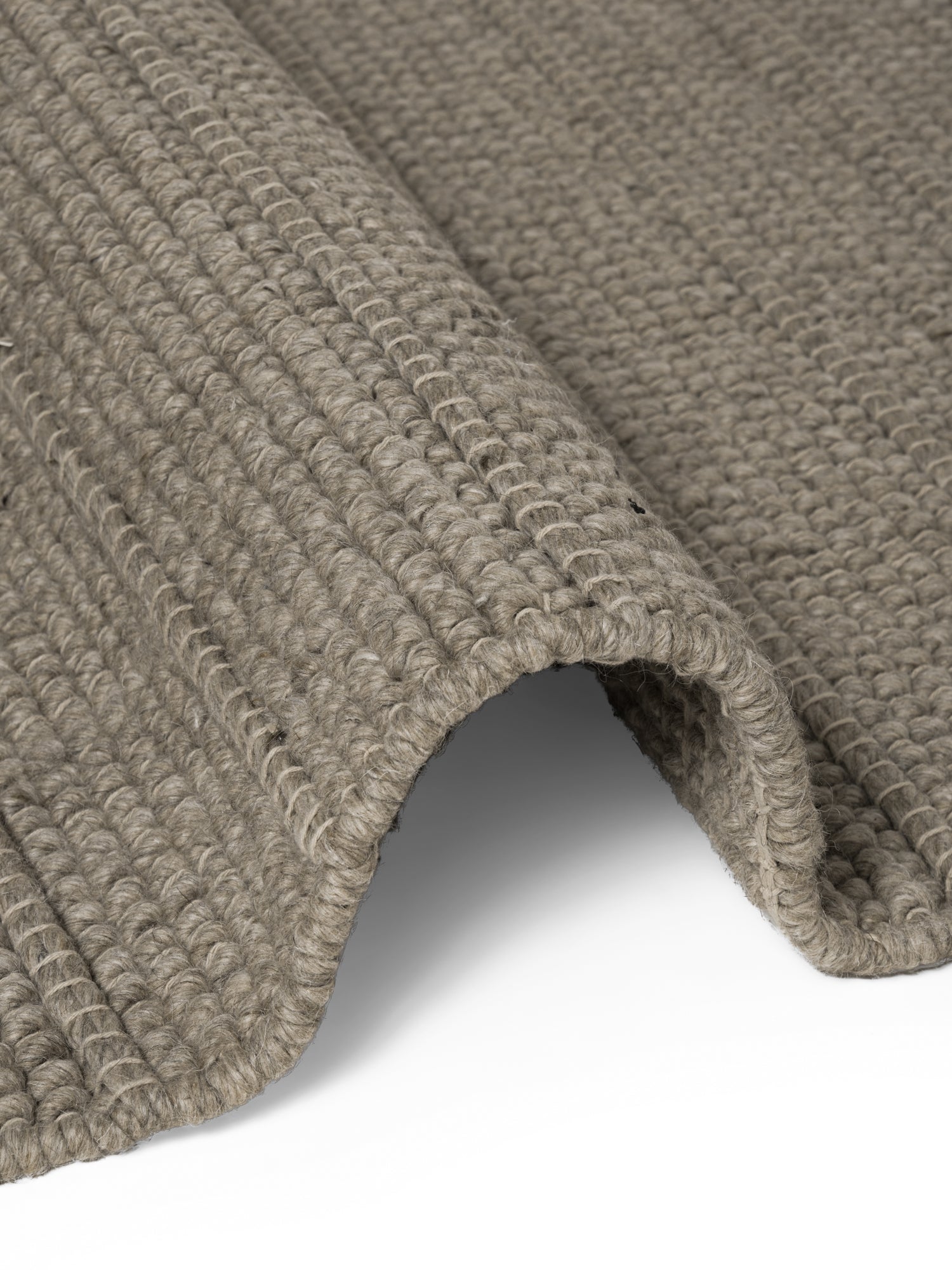 TED BAKER CAMDEN ULDTÆPPE PARKER, NATURLIG GRÅ