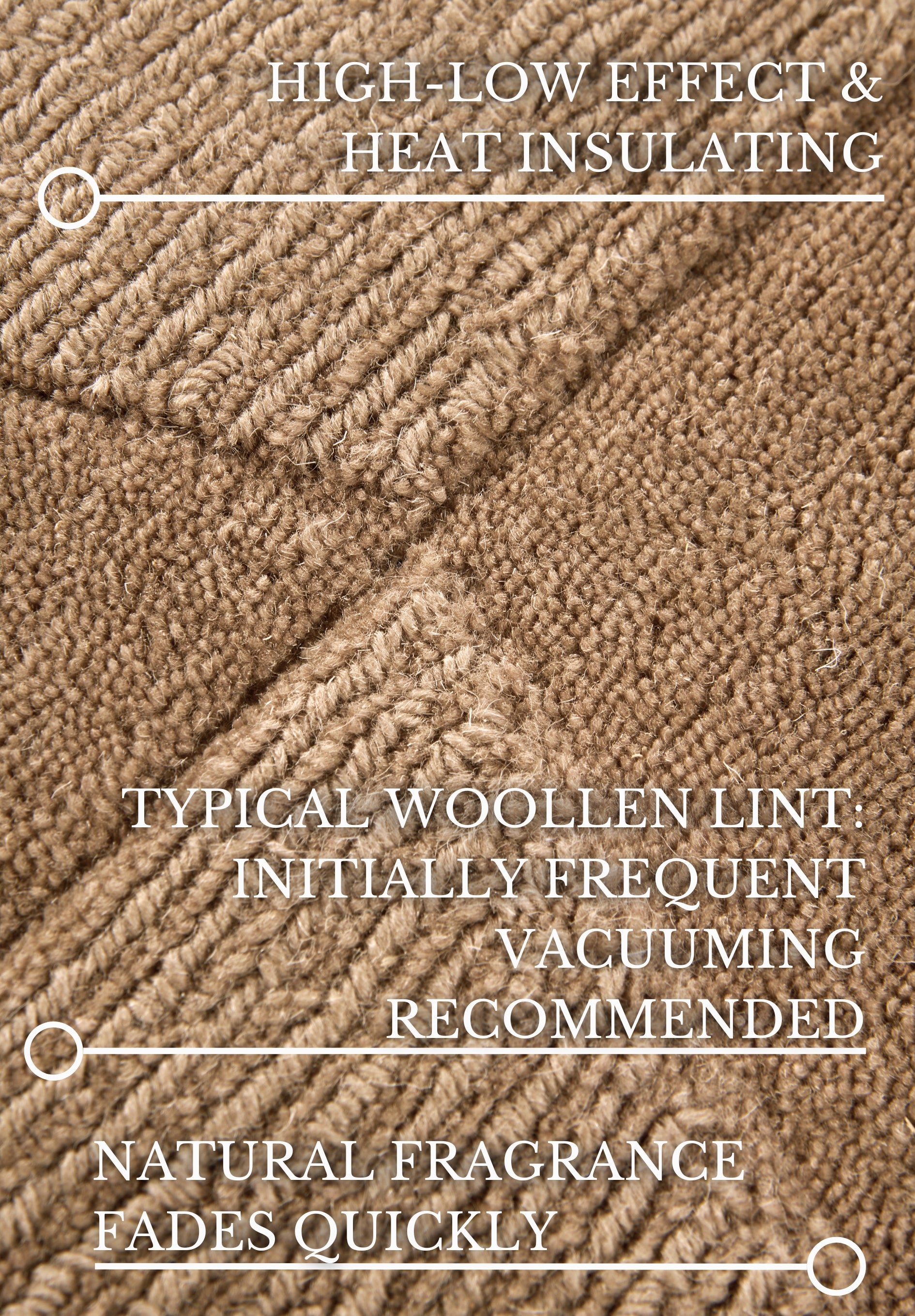 VILLEROY & BOCH 106165 ULD TÆPPE, URSULE BEIGE