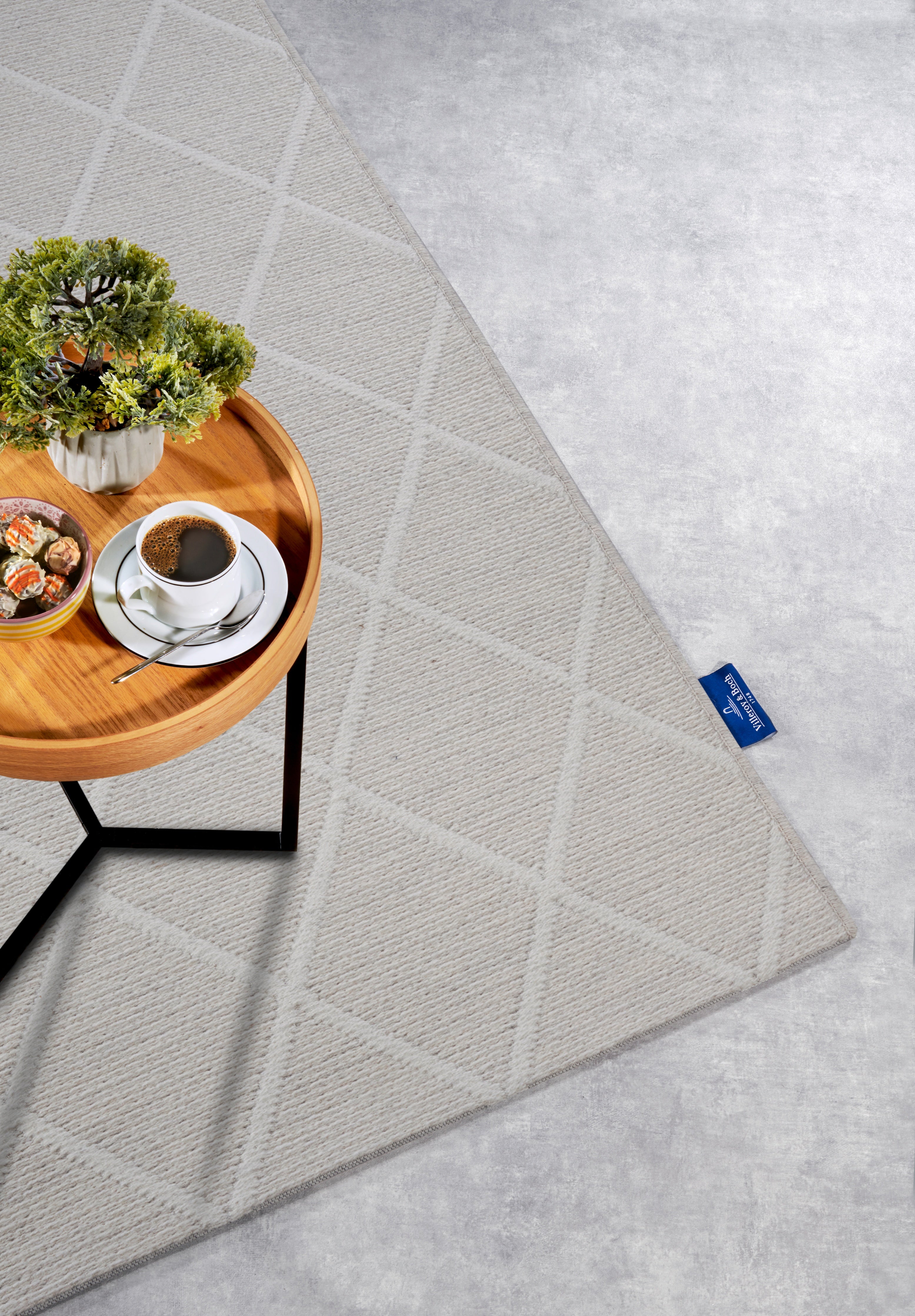 VILLEROY BOCH 106108 ULD TÆPPE MARIA, NATUR-CREME