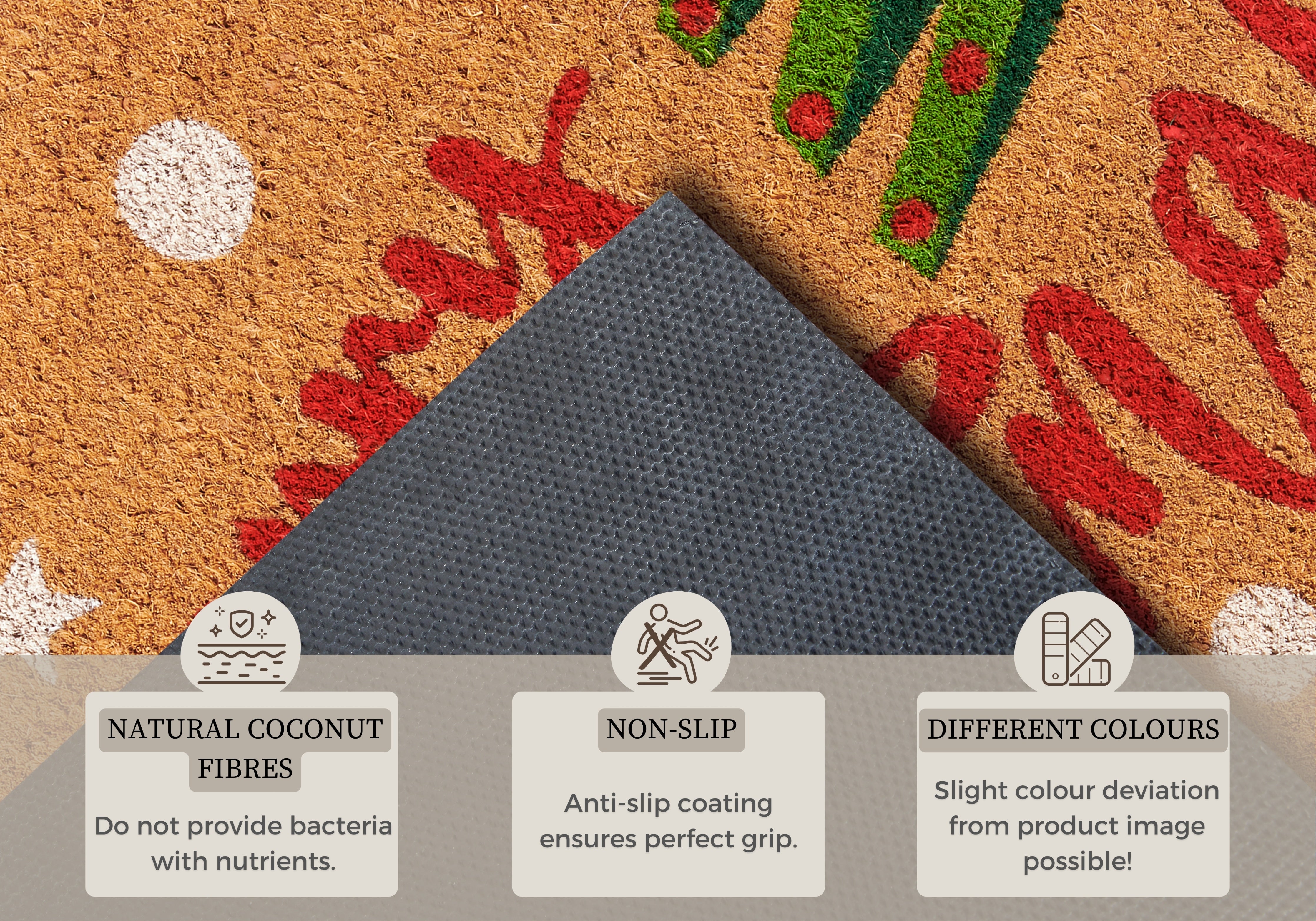 DØRMÅTTE KOKOS - MERRY CHRISTMAS TREE 106197