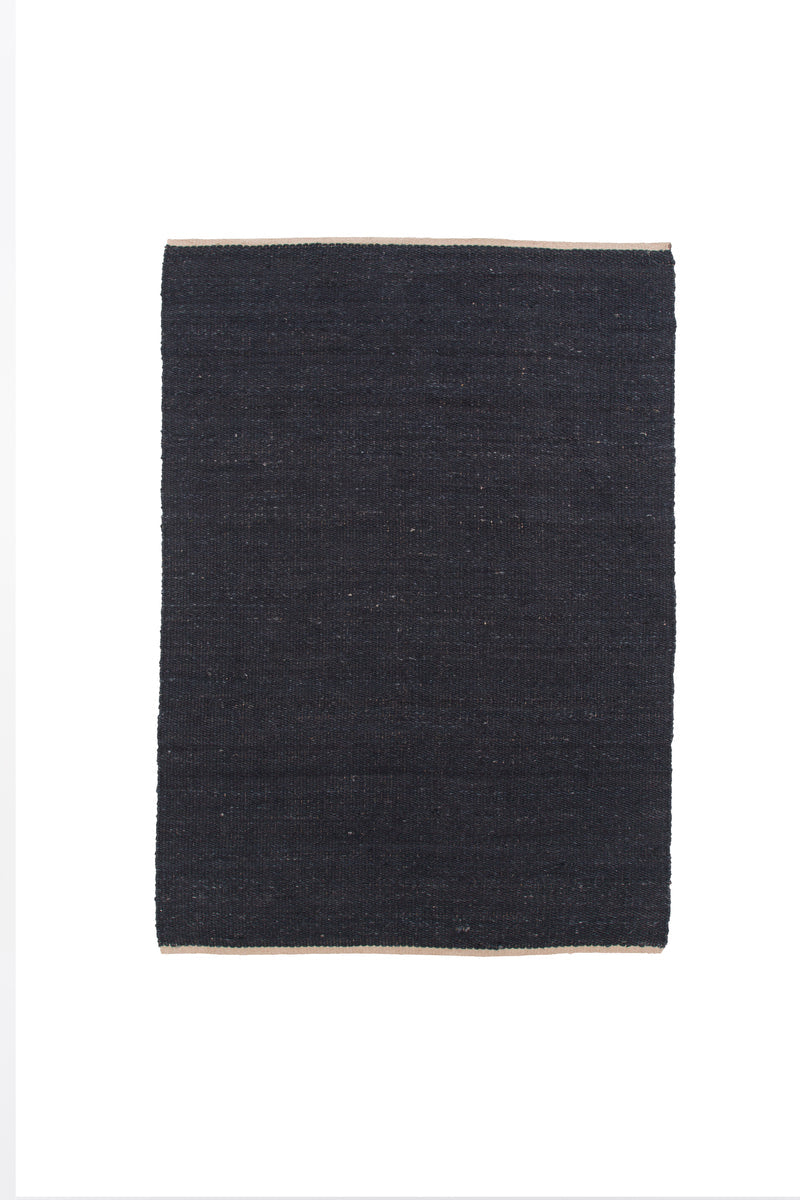 KALI JUTE TÆPPE, SORT