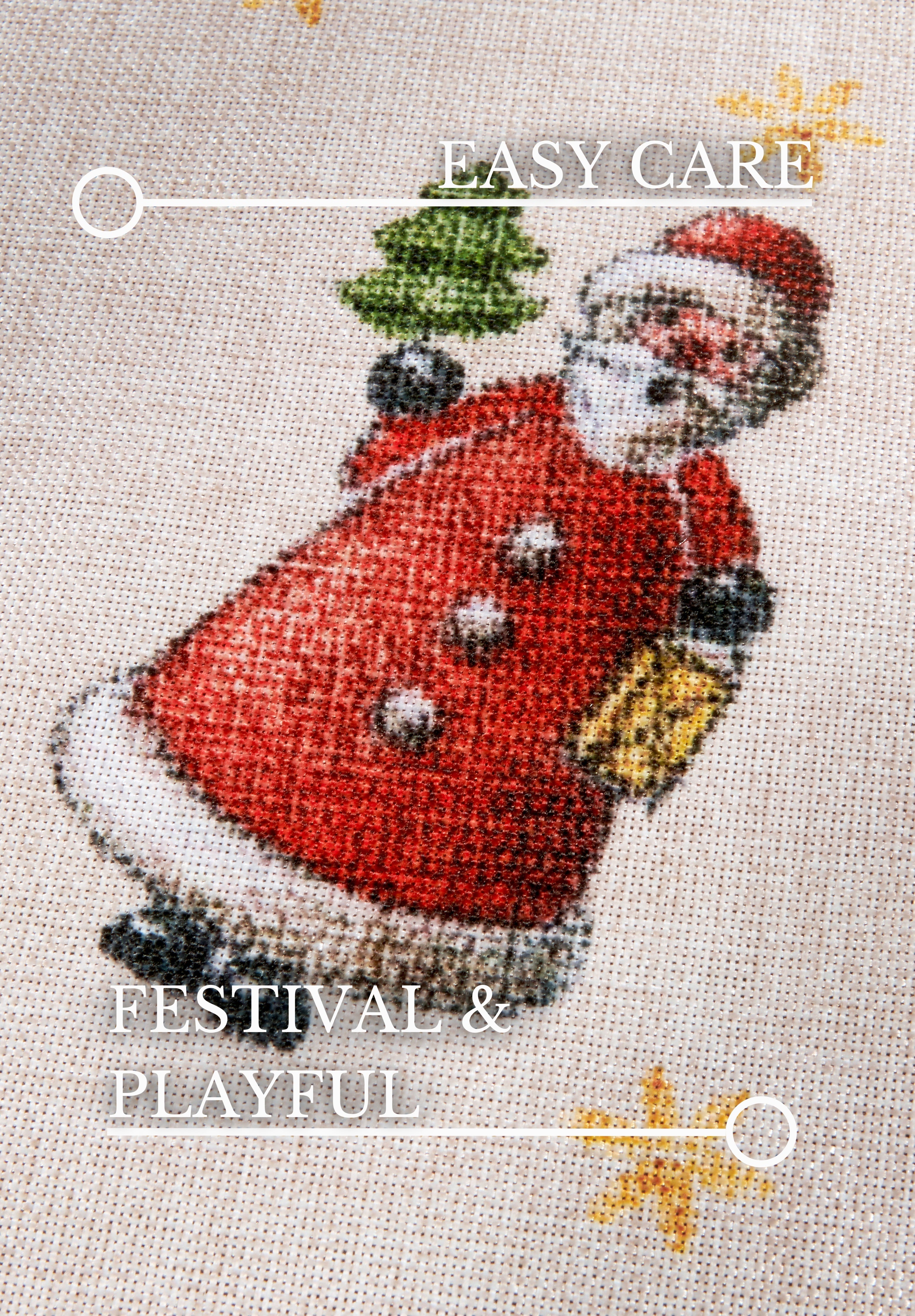 VILLEROY & BOCH TOY'S DELIGHT JULETÆPPE, RØD-MULTI