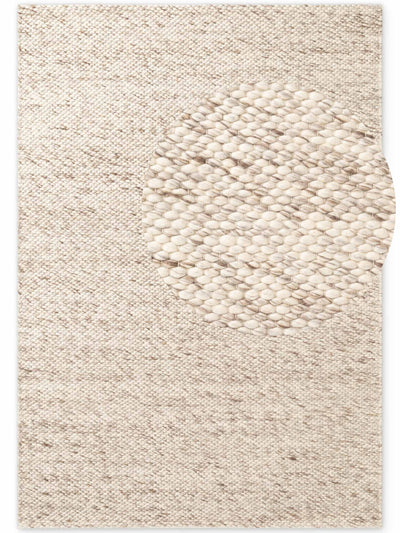 ELLE DECORATION LYON ULDTÆPPE, BEANS NATURLIG CREME BRUN