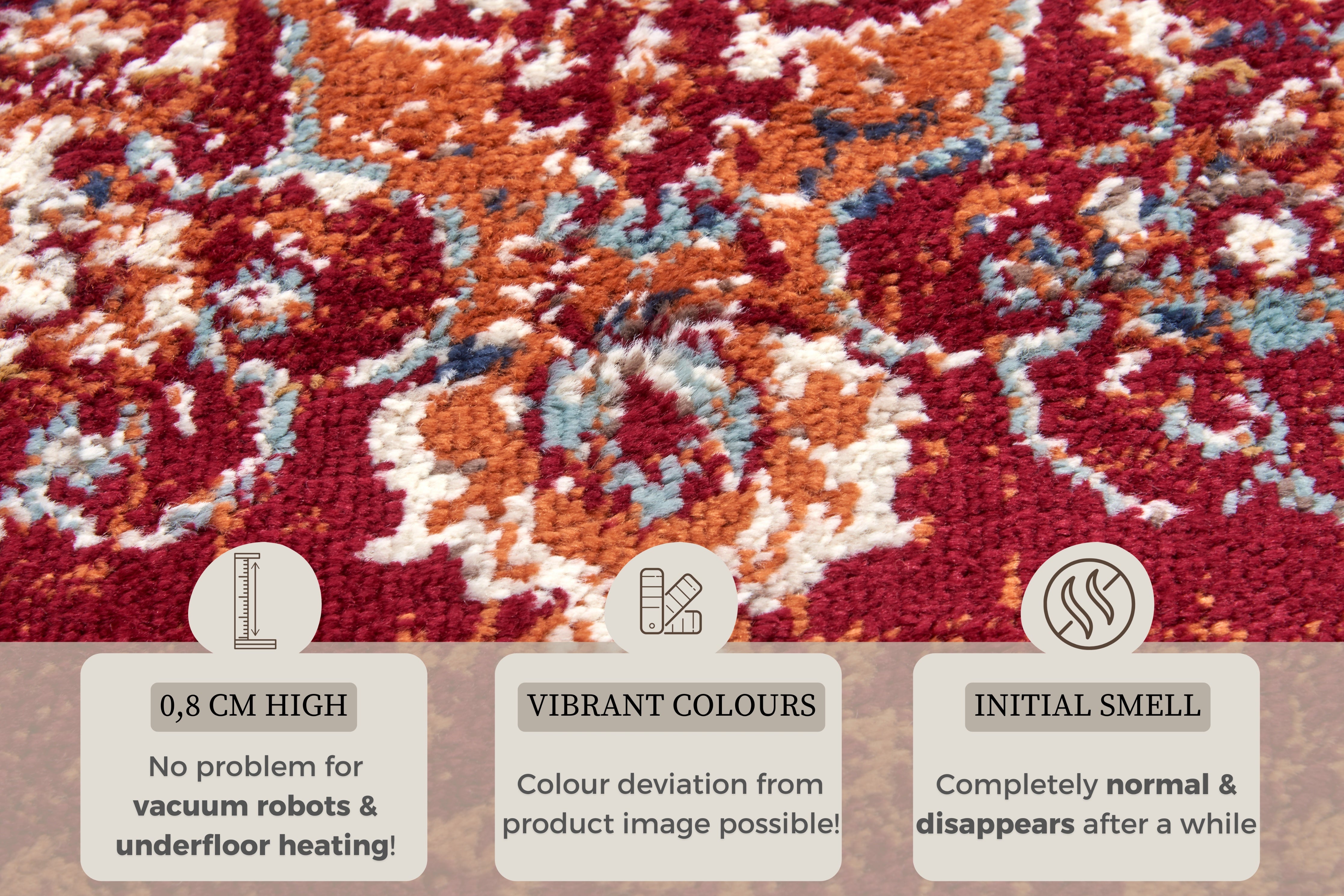 LUXOR TÆPPE RØD 105638