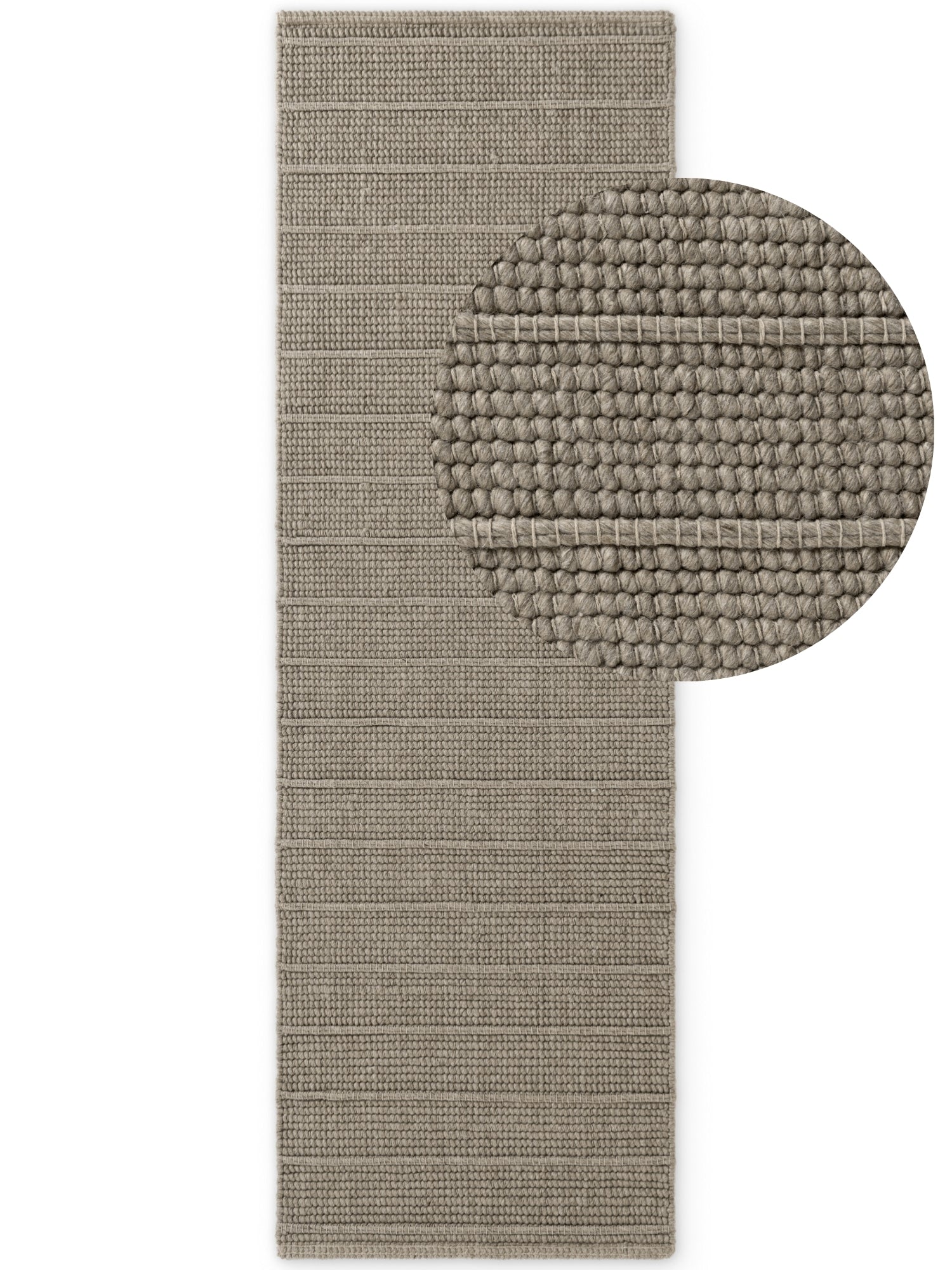 TED BAKER CAMDEN ULDTÆPPE PARKER, NATURLIG GRÅ