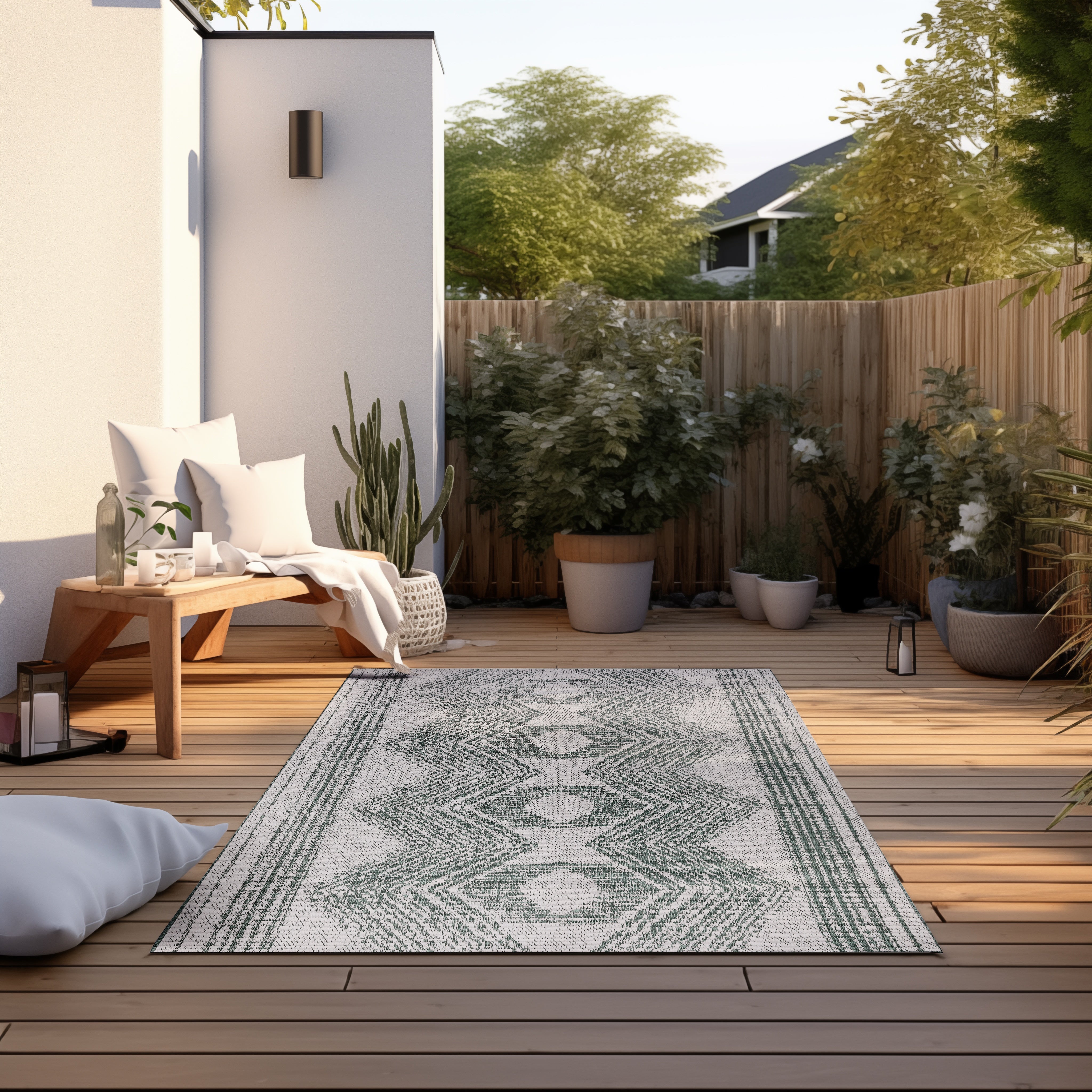 TWIN - VENDBART TÆPPE GRØN- 106010