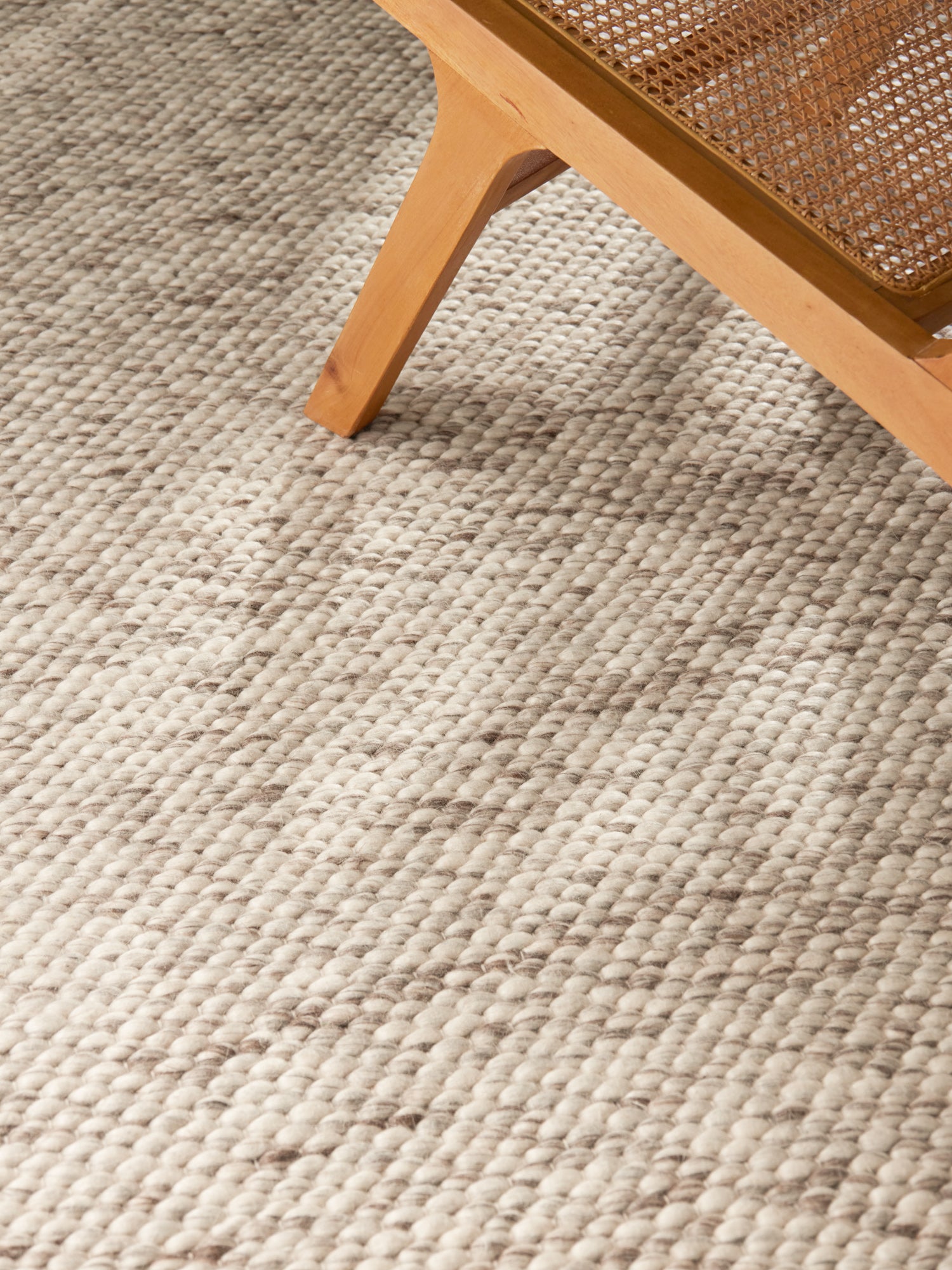 ELLE DECORATION LYON ULDTÆPPE, BEANS NATURLIG CREME BRUN